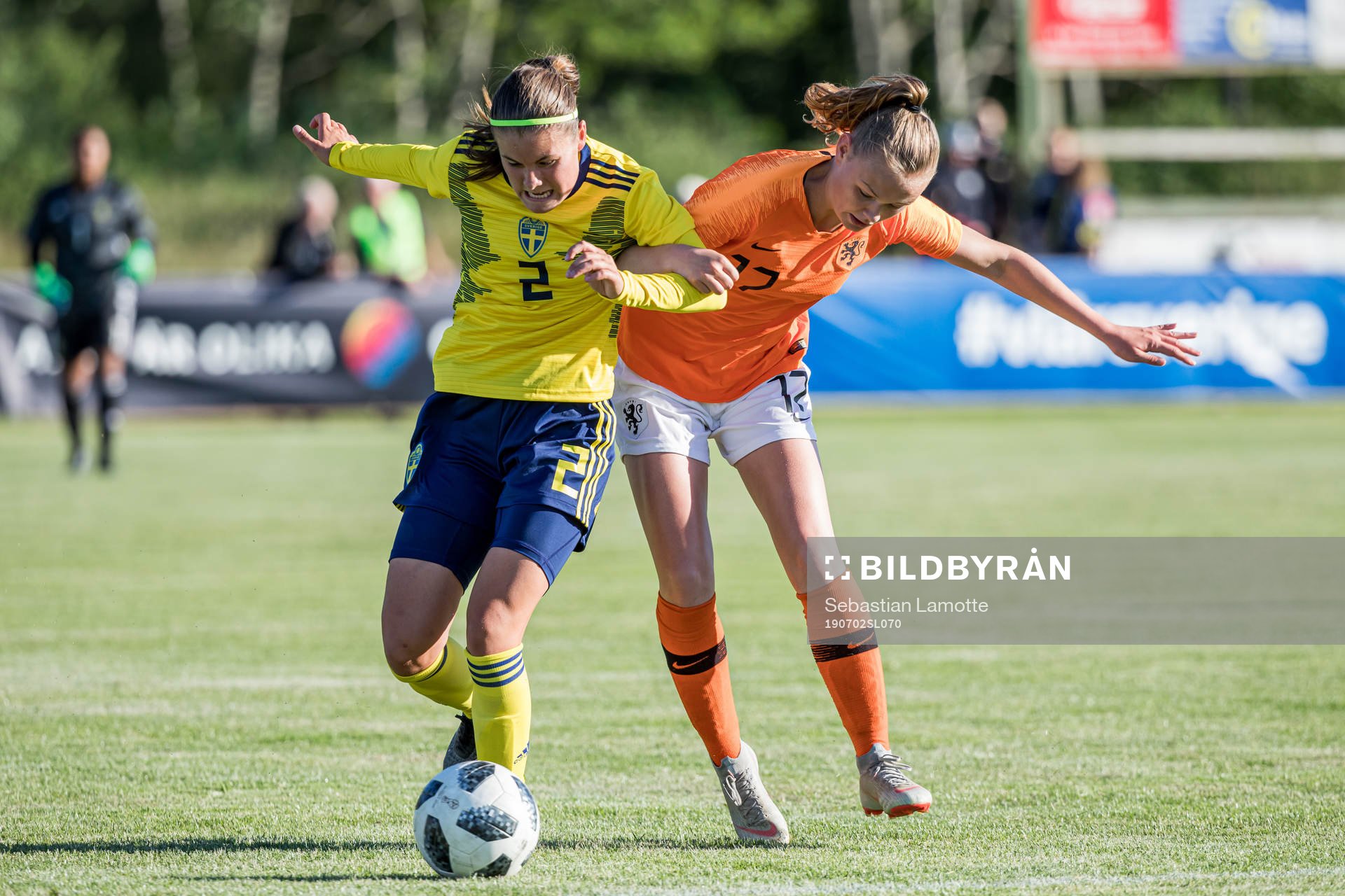 Sveriges Hanna Wijk och Nederländernas Janneke Verheijen