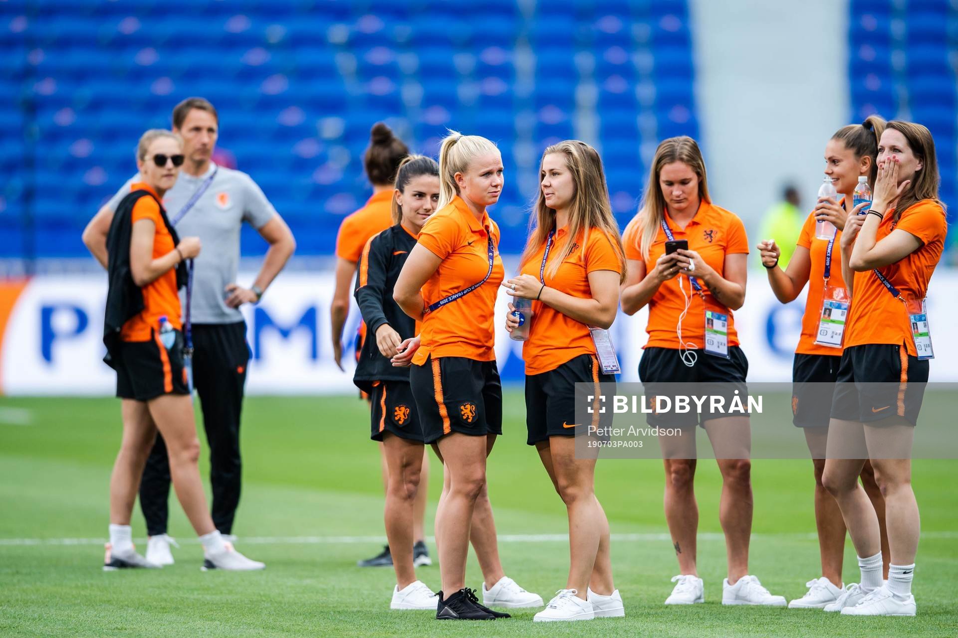 Players of Netherlands prior to the FIFA Women's World Cup