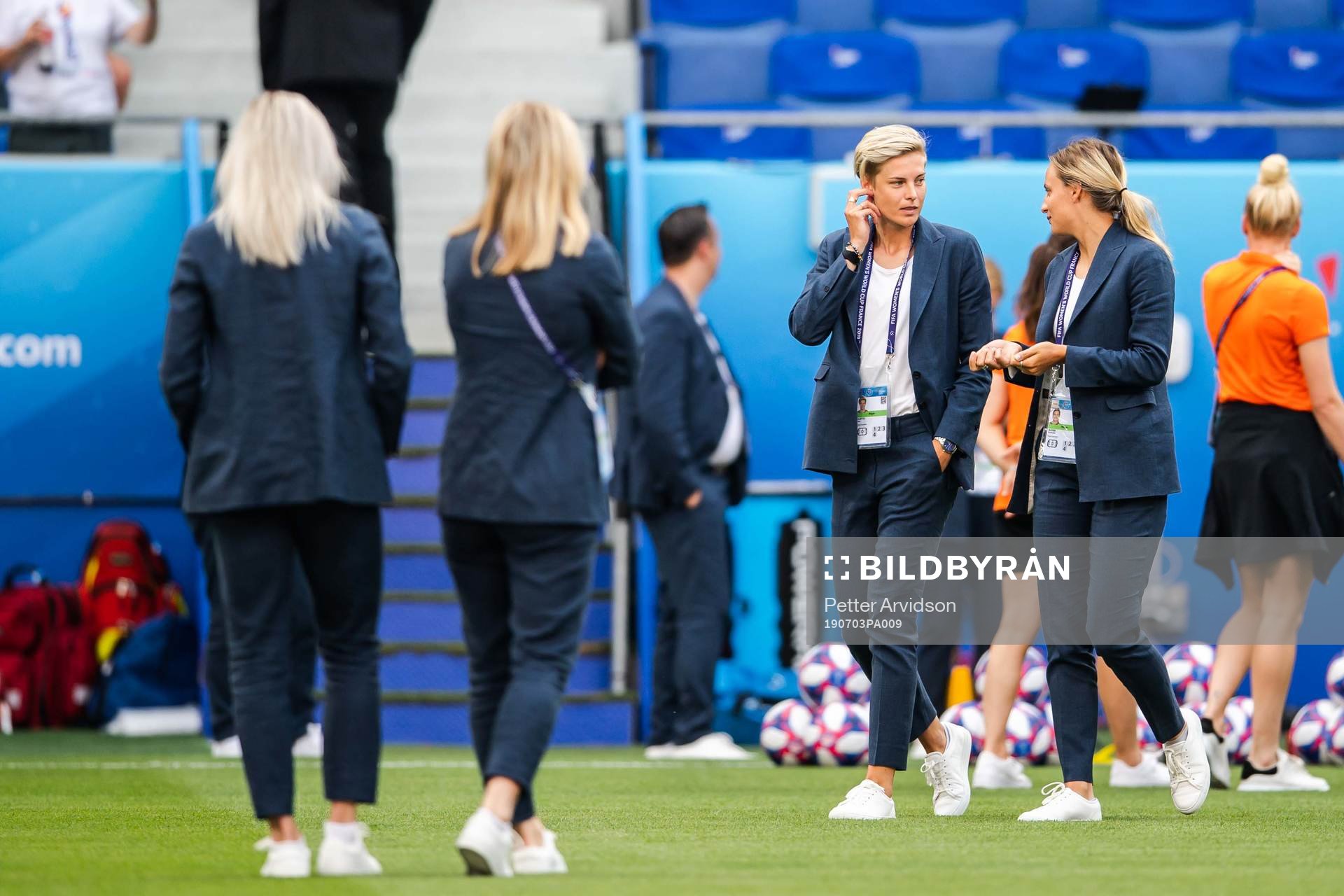 Lina Hurtig and Nathalie Björn of Sweden