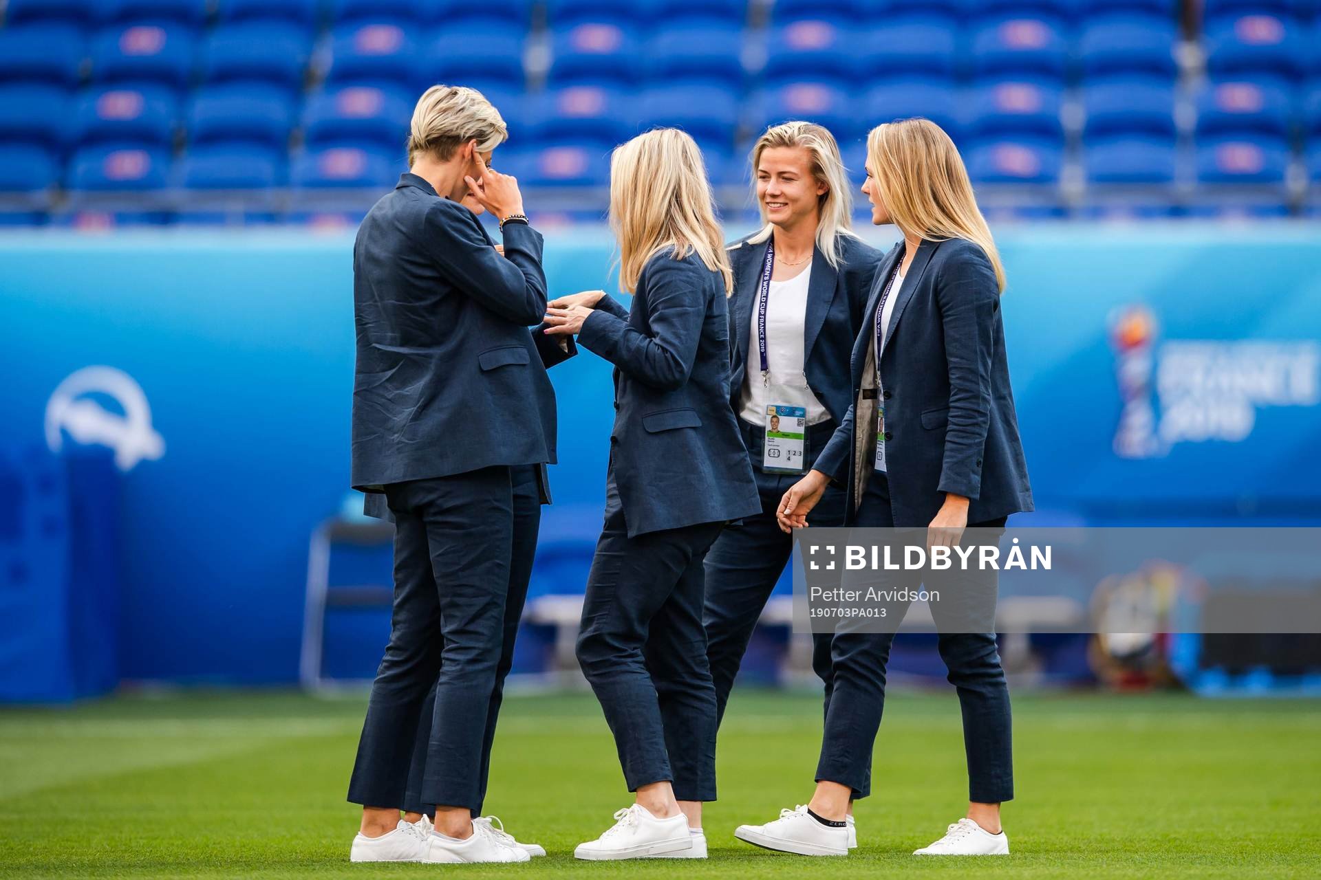 Hanna Glas and Magdalena Eriksson of Sweden