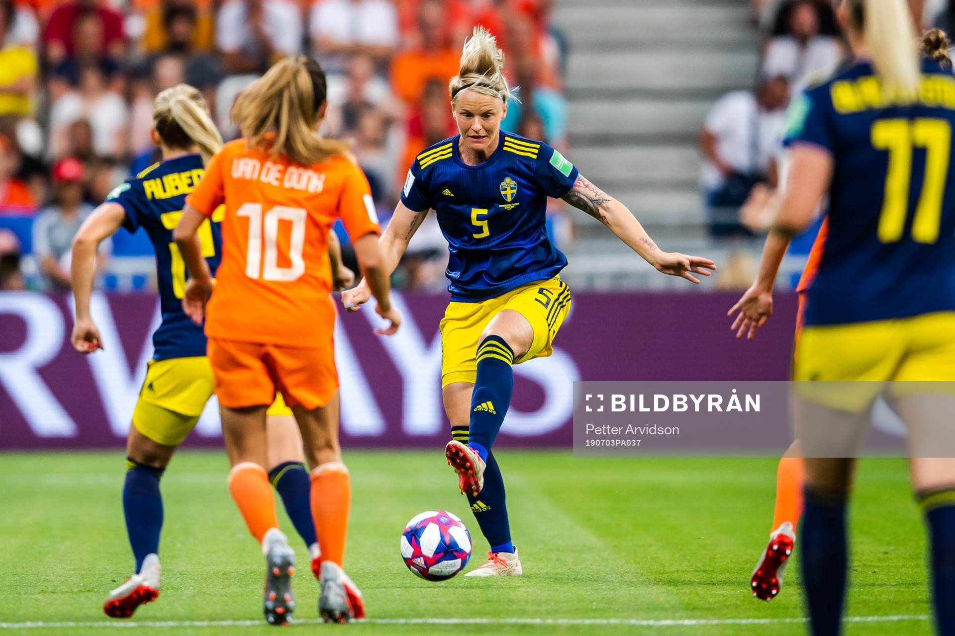 Nilla Fischer of Sweden