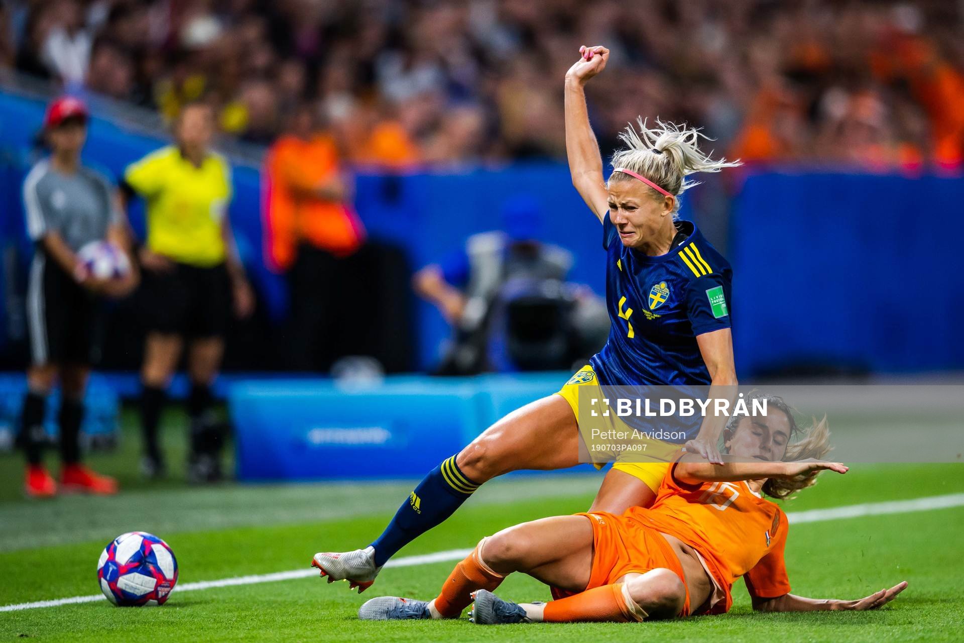 Hanna Glas of Sweden and Daniëlle Van De Donk of