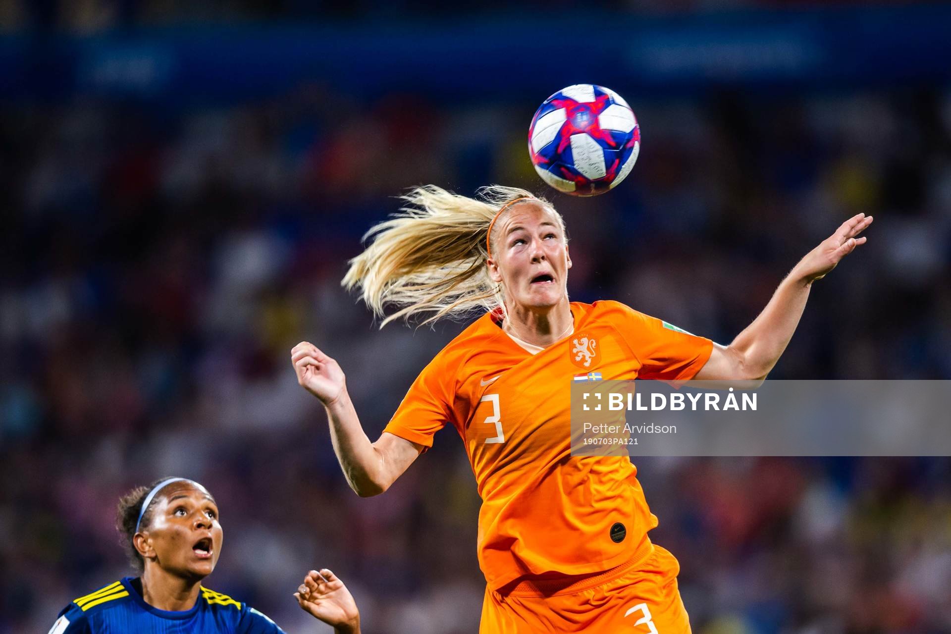 Madelen Janogy of Sweden and Stefanie Van Der Gragt of
