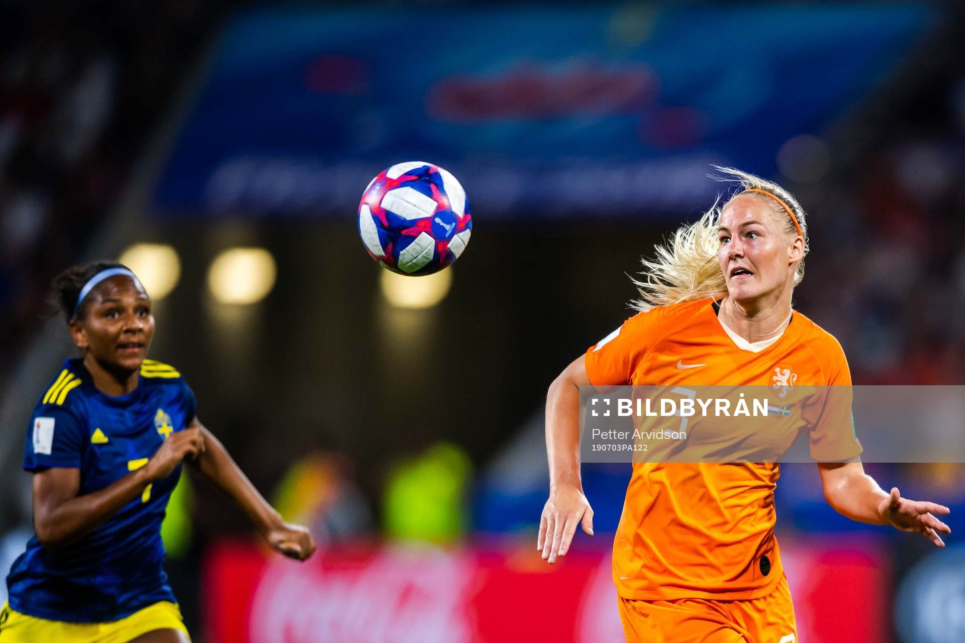 Madelen Janogy of Sweden and Stefanie Van Der Gragt of