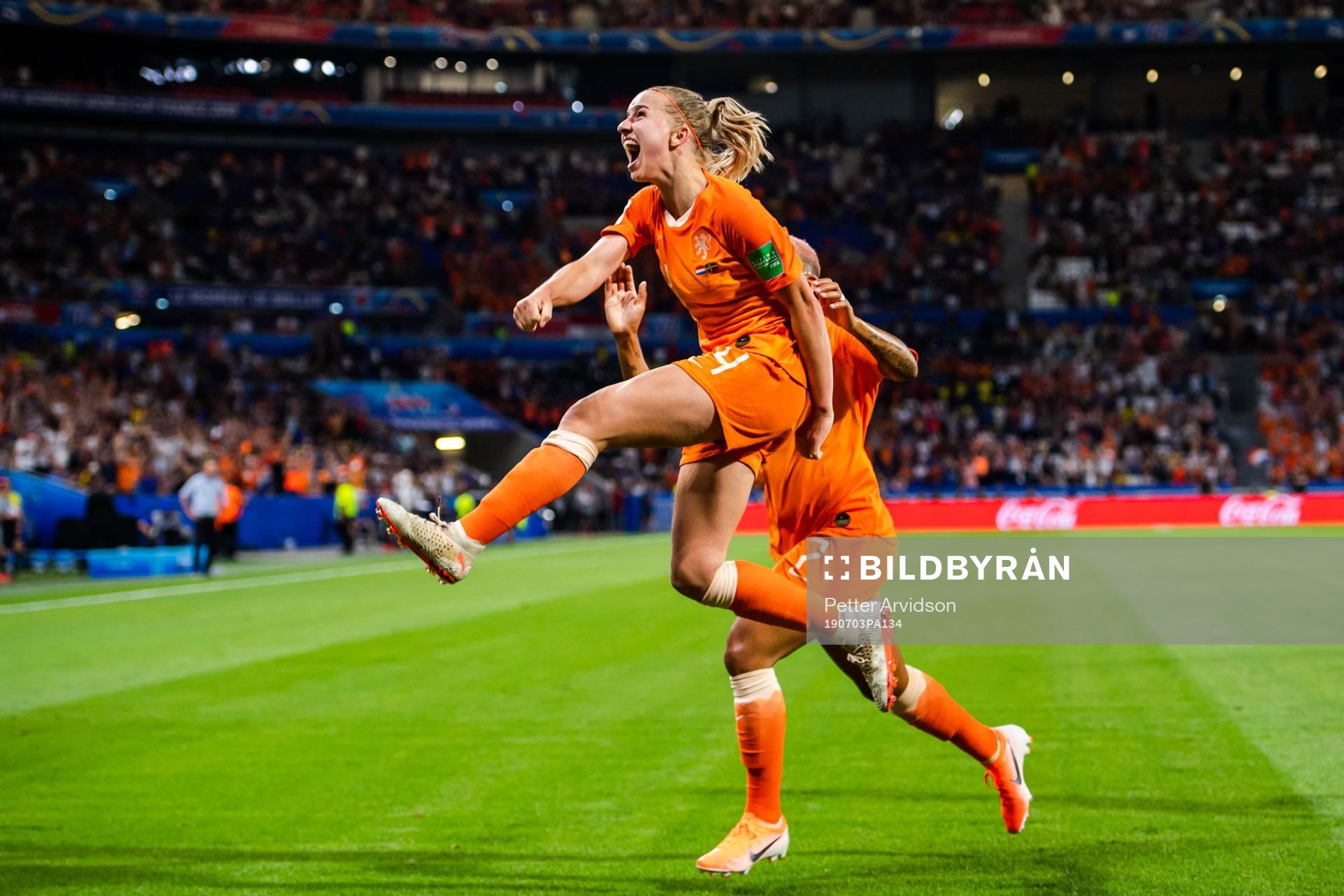 Jackie Noëlle Groenen of Netherlands celebrates