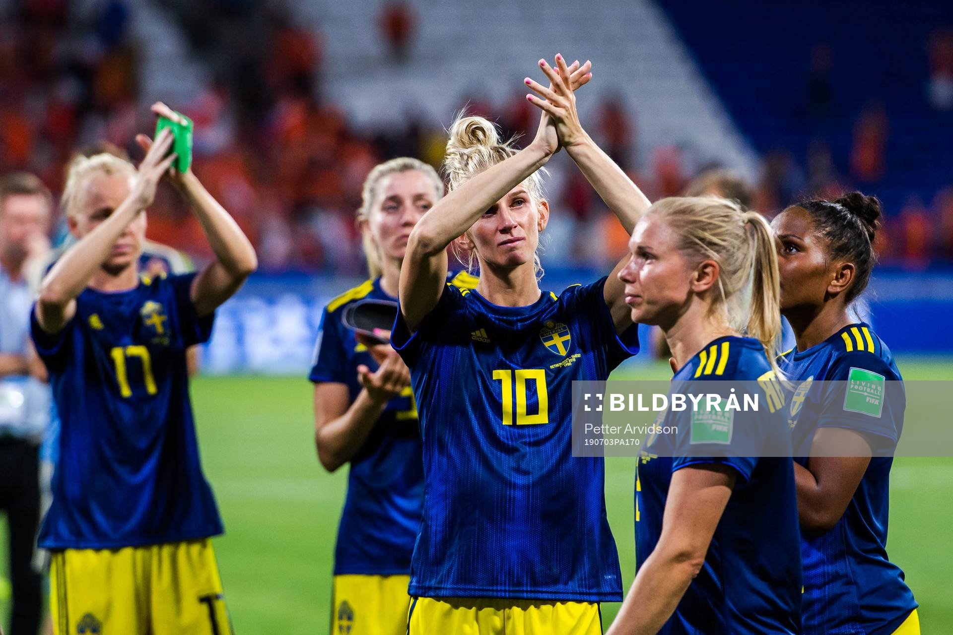 Sofia Jakobsson of Sweden looks dejected