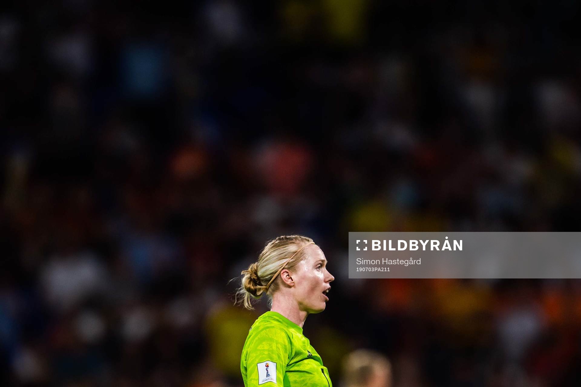 Goalkeeper Hedvig Lindahl of Sweden