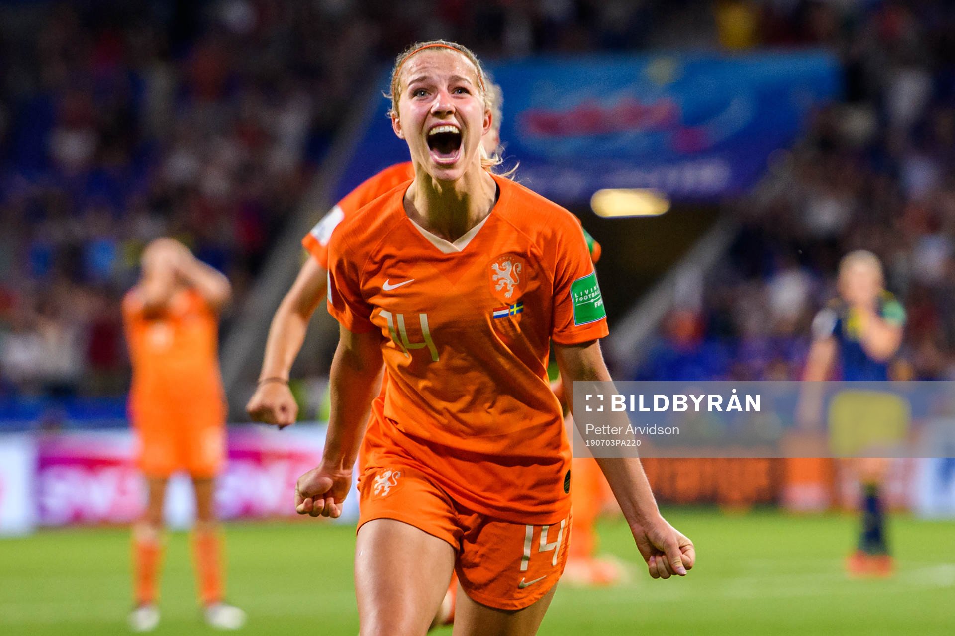 Jackie Noëlle Groenen of Netherlands celebrates