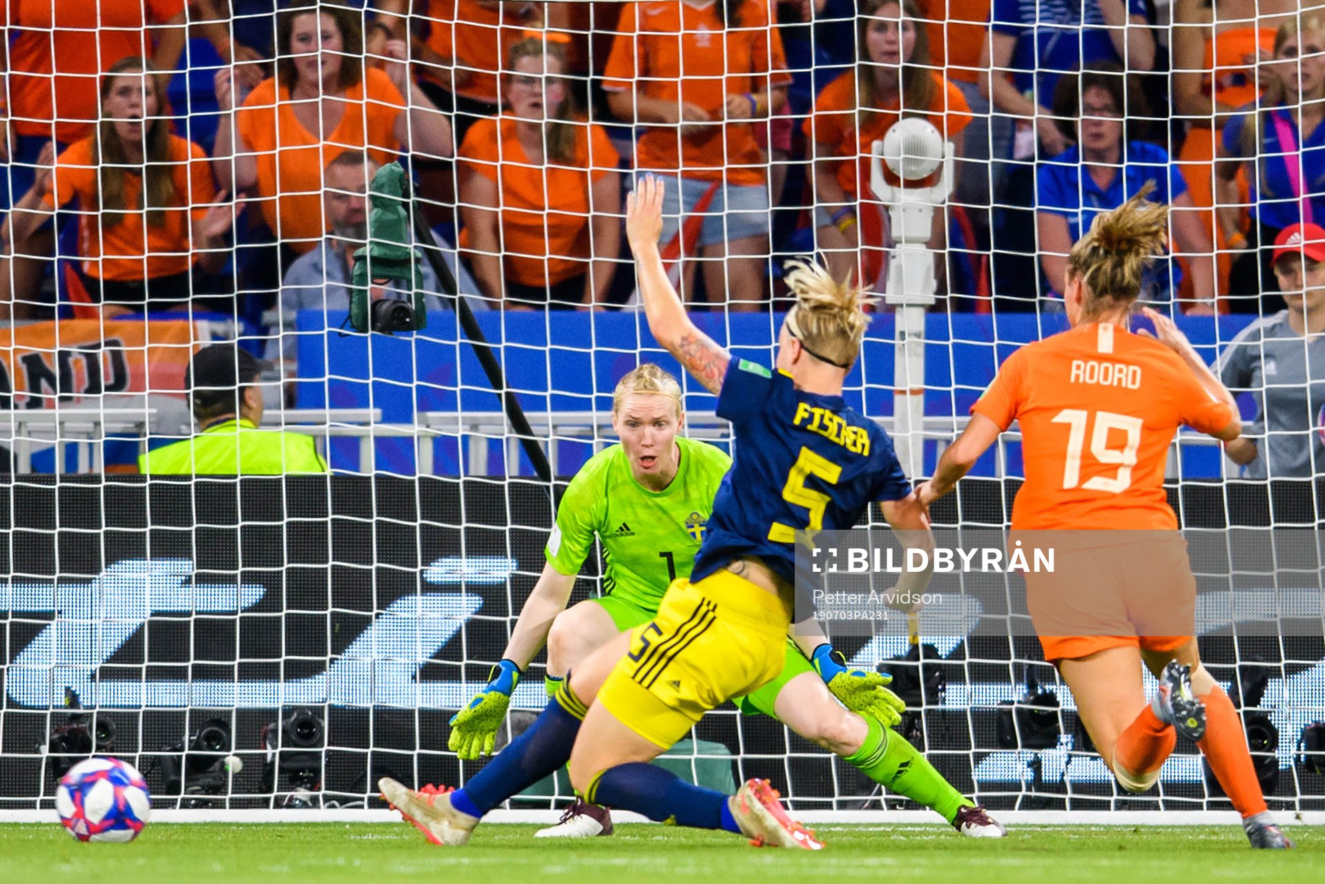 Jill Jamie Roord of Netherlands in action against