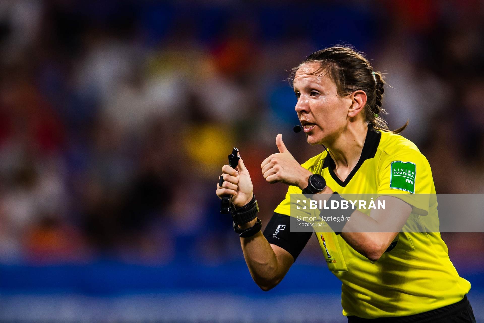 Referee Marie-Soleil Beaudoin