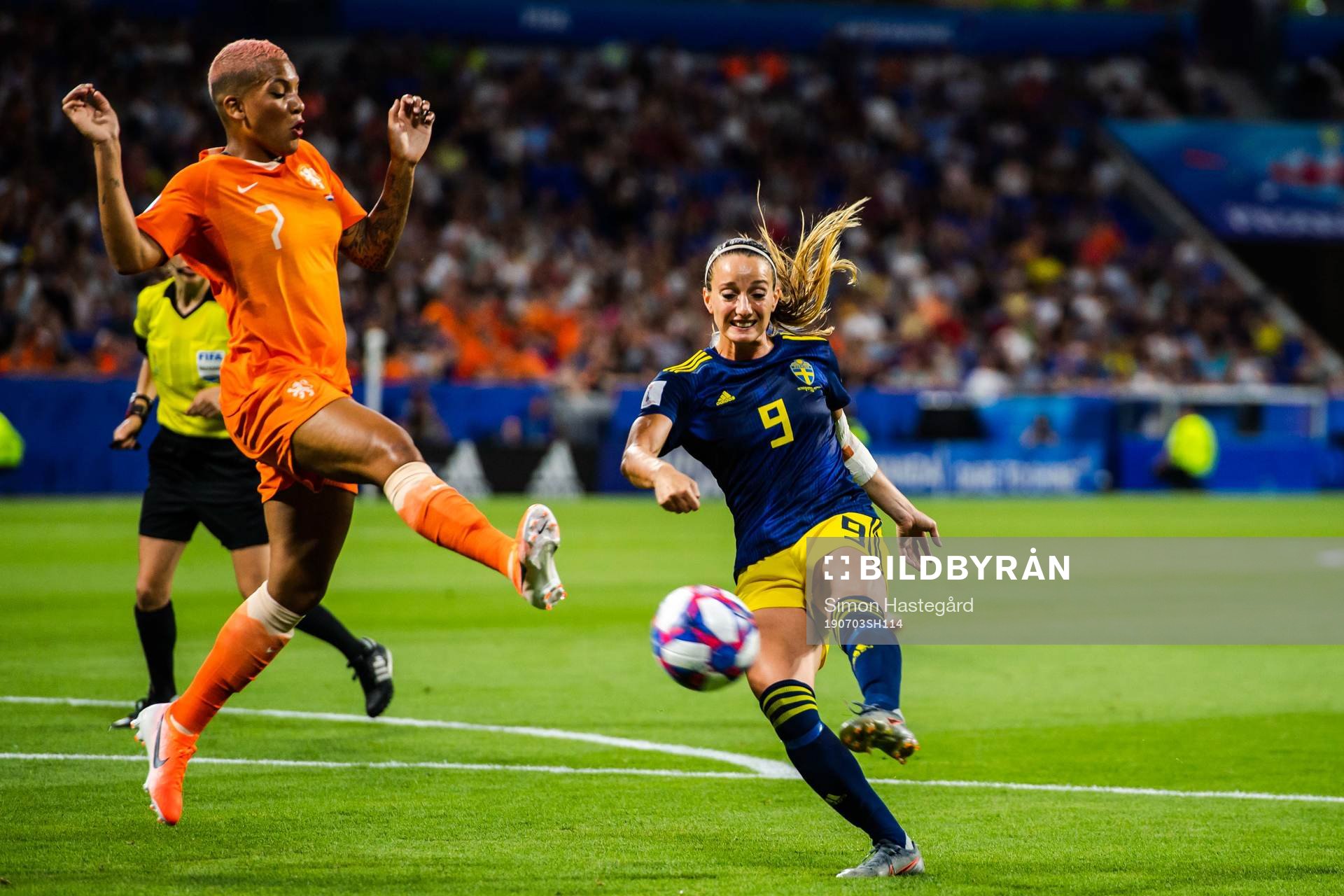 Shanice Janice Van De Sanden of Netherlands and Kosovare