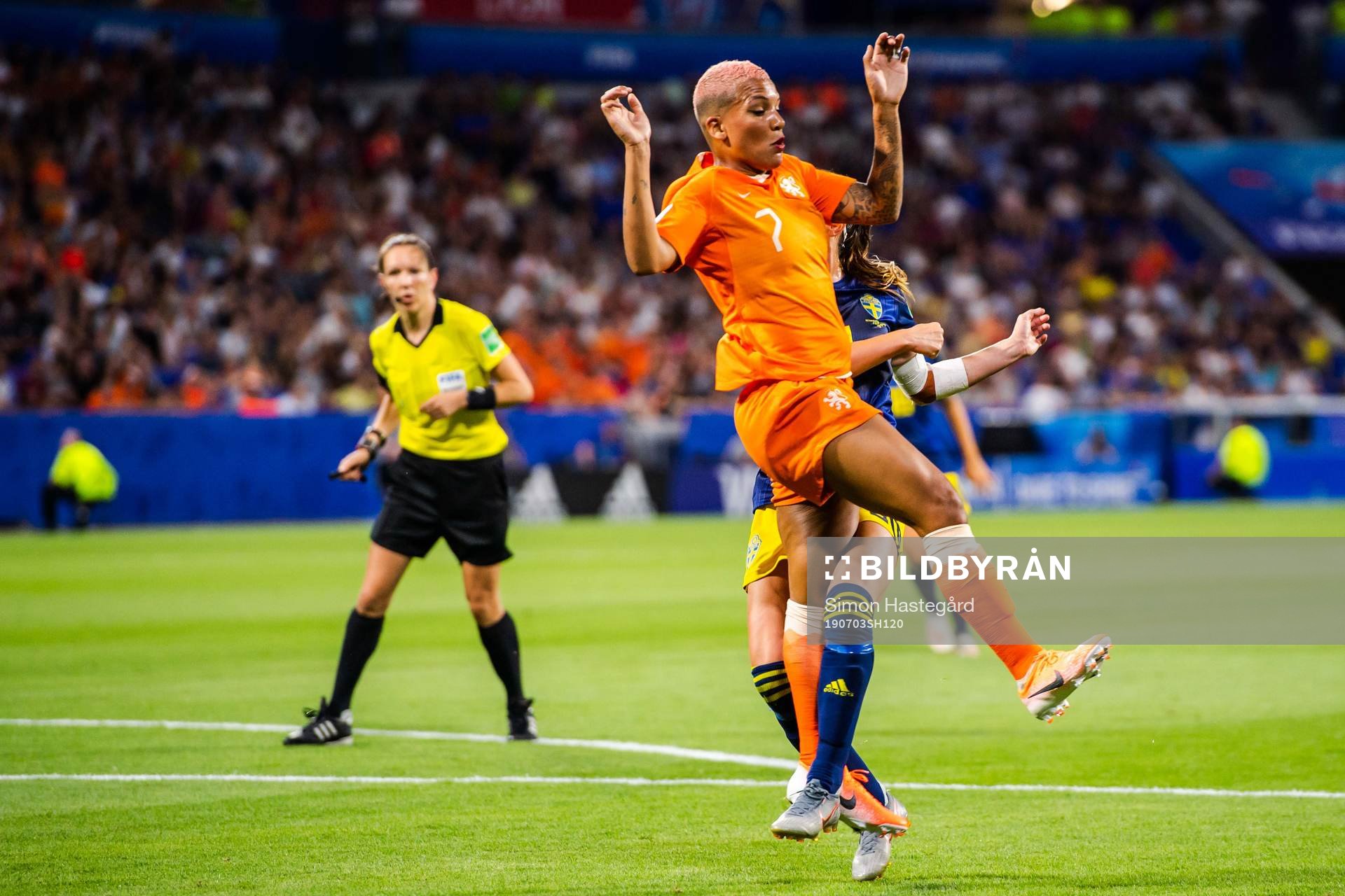 Shanice Janice Van De Sanden of Netherlands and Kosovare