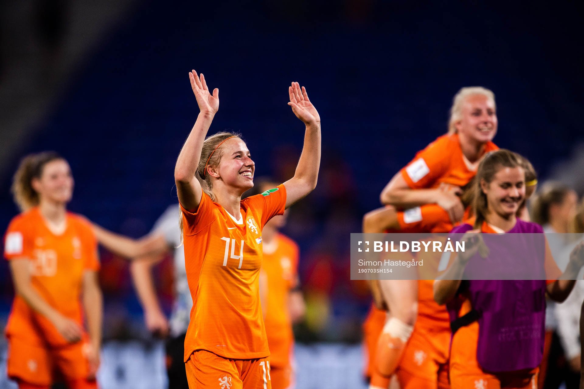Jackie Groenen of Netherlands celebrates