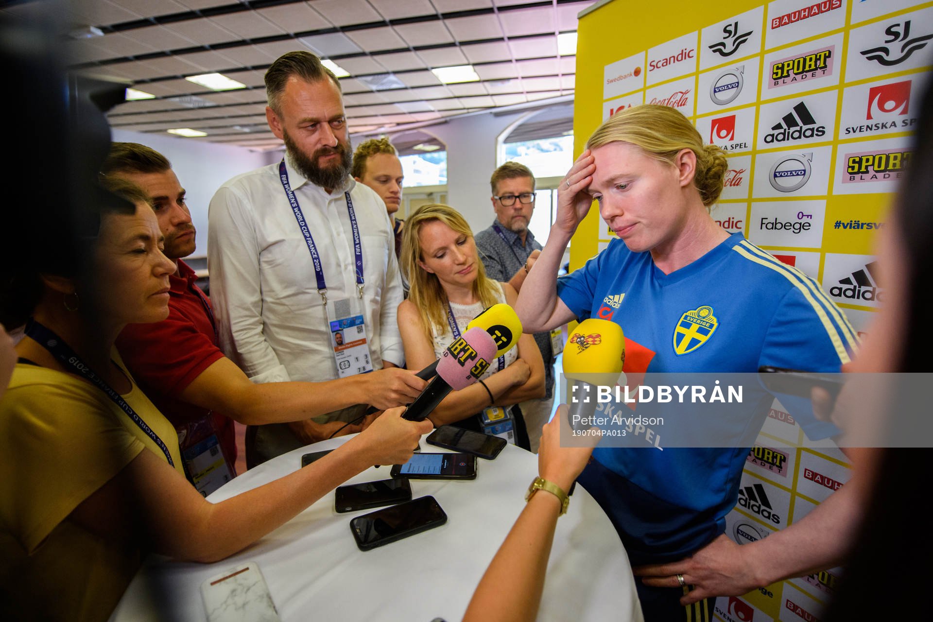 Goalkeeper Hedvig Lindahl of Sweden