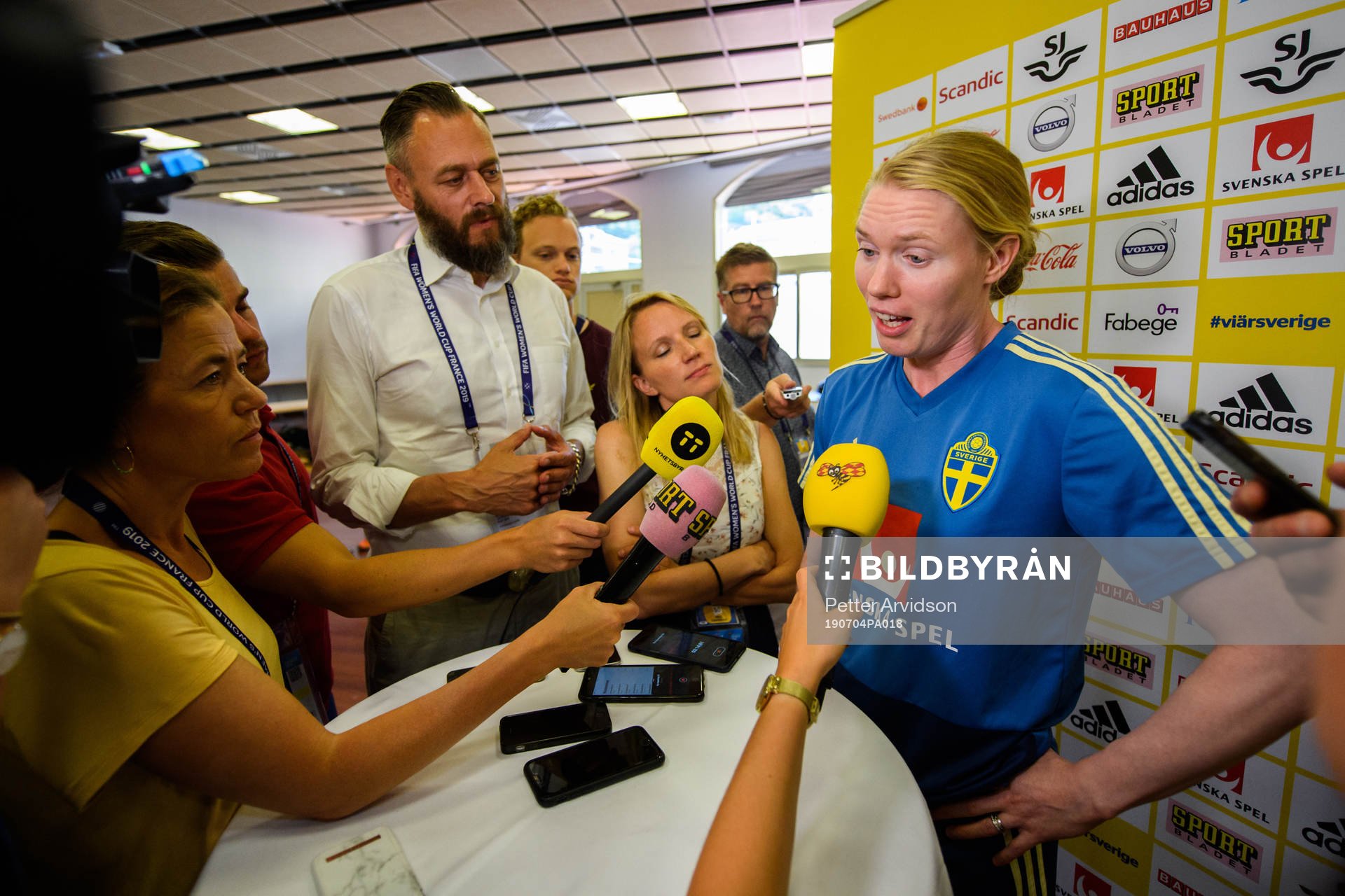 Goalkeeper Hedvig Lindahl of Sweden