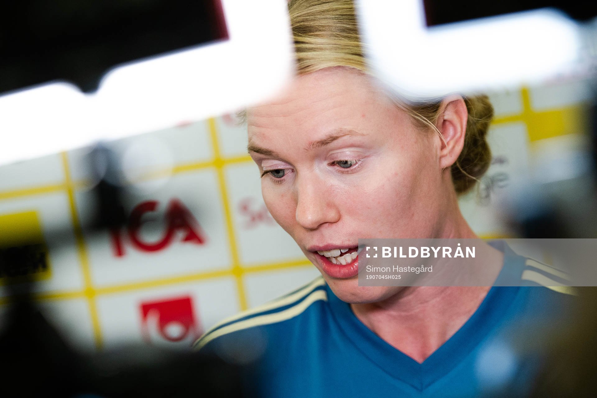 Goalkeeper Hedvig Lindahl of Sweden