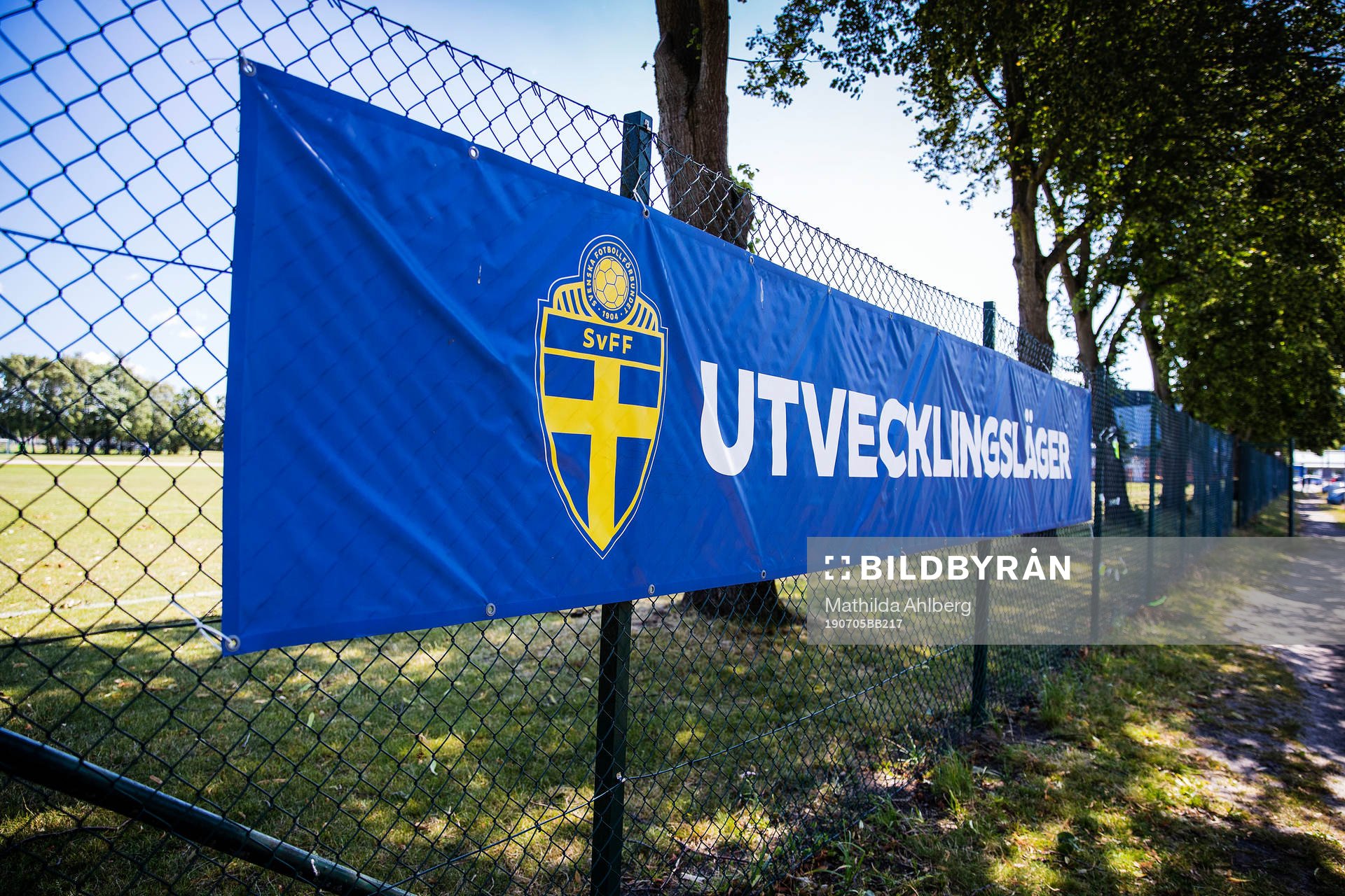 Banderoll med texten Utvecklingsläger