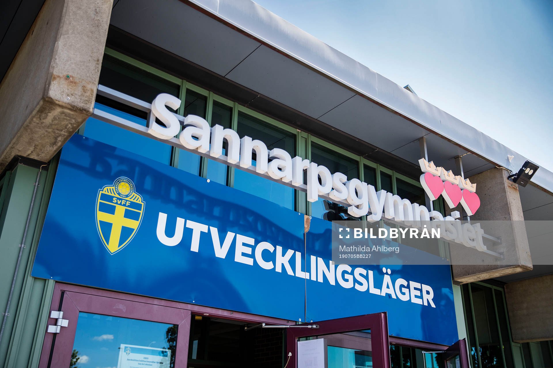 Banderoll med texten Utvecklingsläger