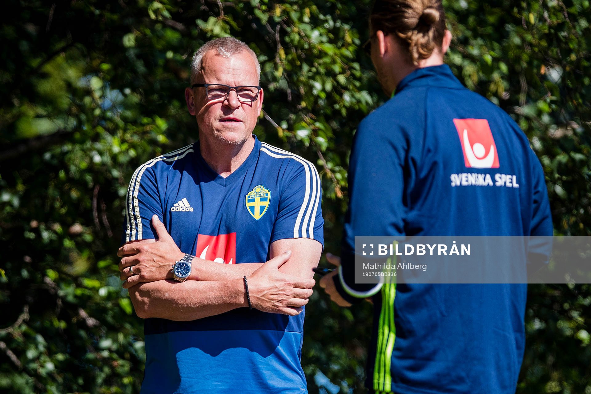 A-landslagets förbundskapten Janne Andersson