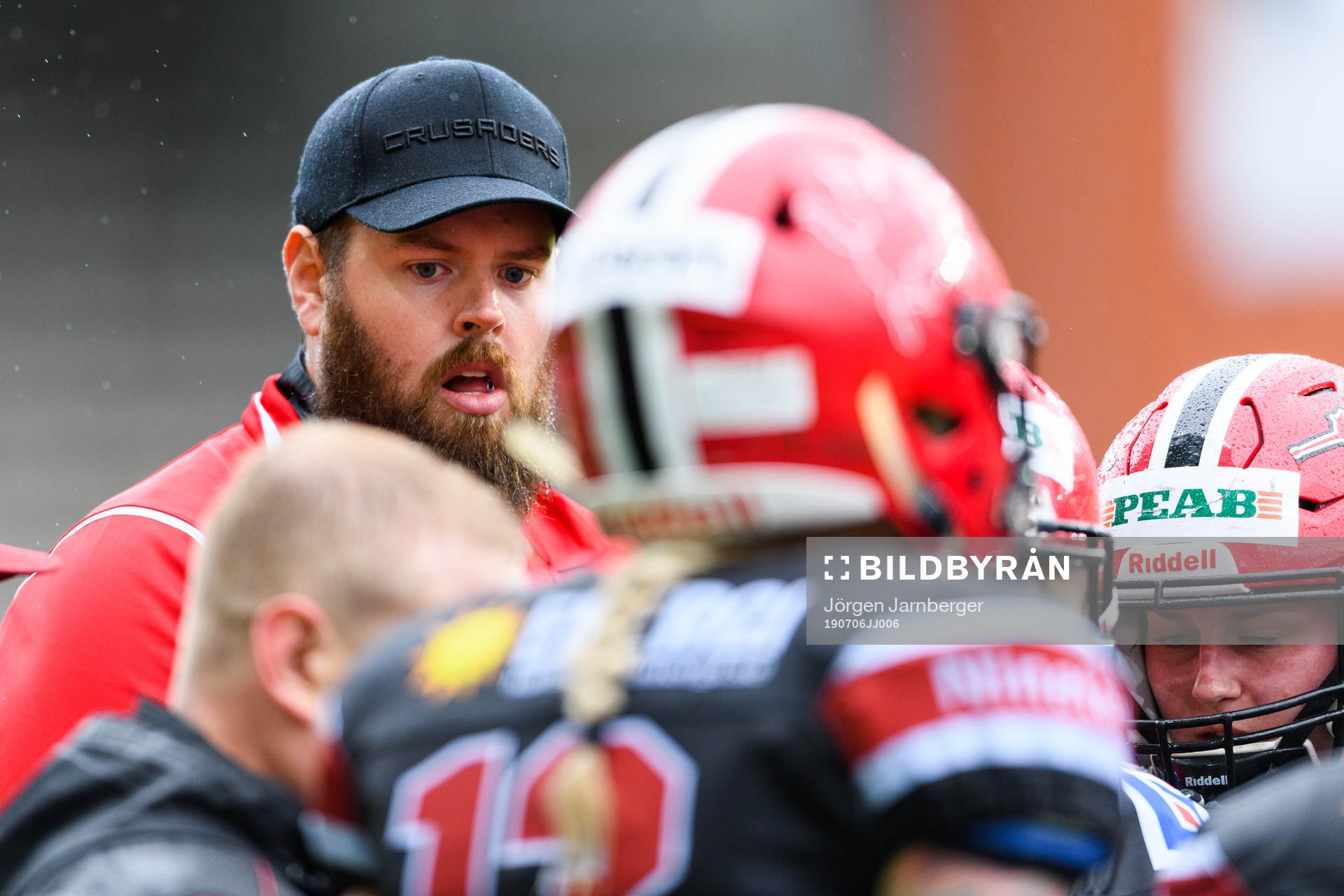 Carlstad Crusaders head coach Christian Forsman