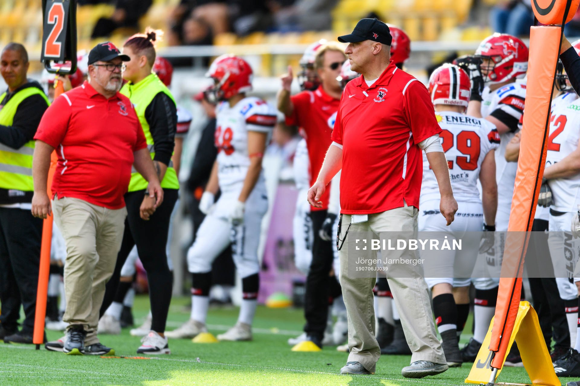 Carlstad Crusaders head coach BD Kennedy
