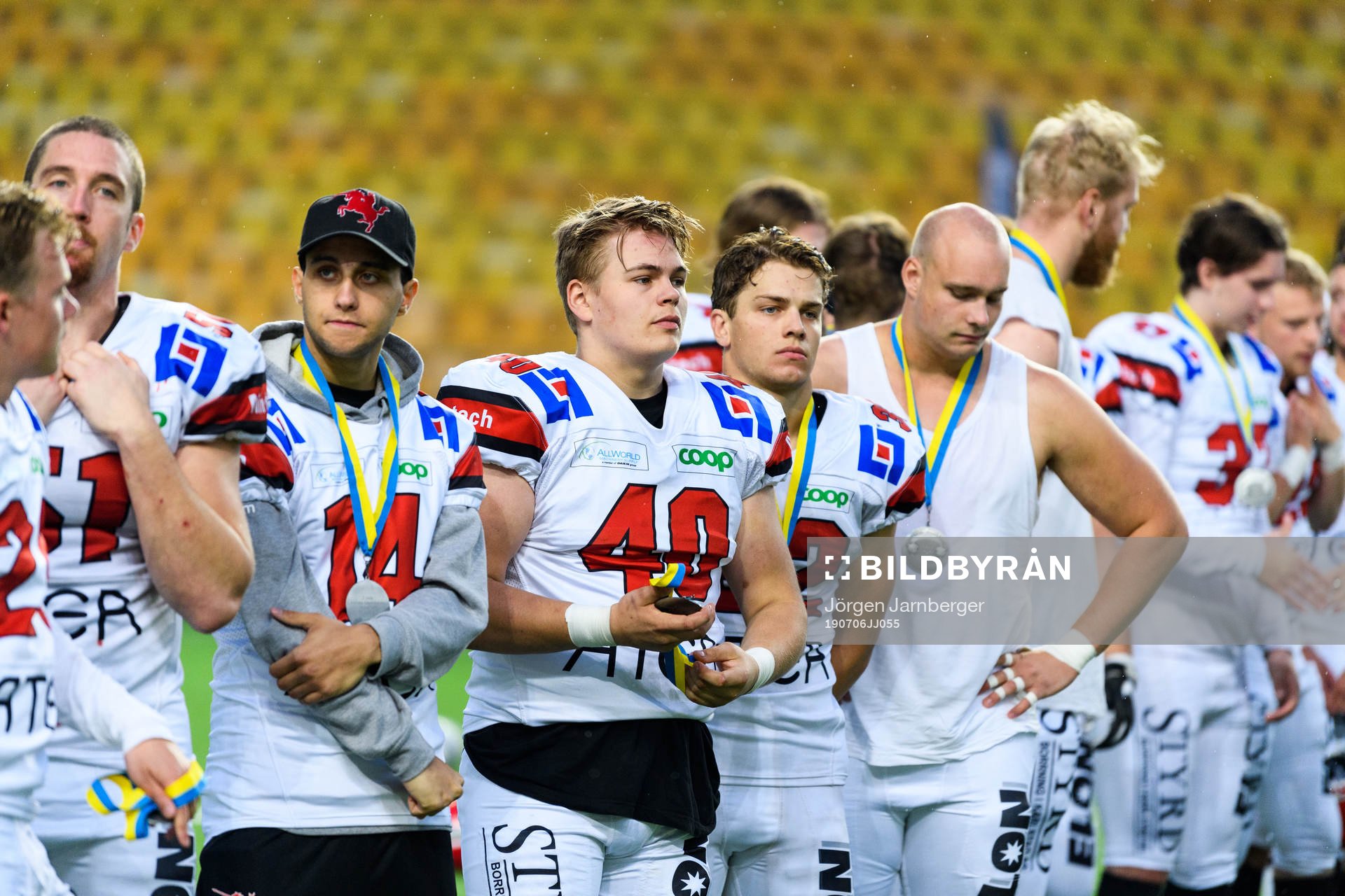 Carlstad Crusaders spelare deppar