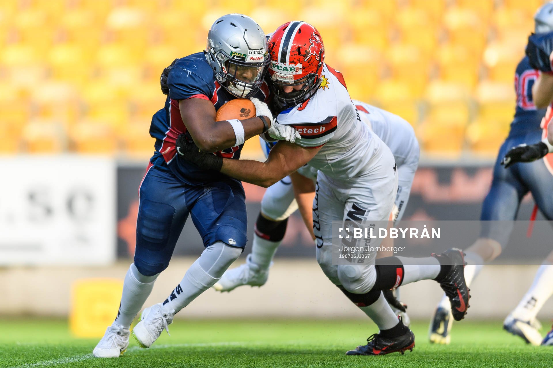 Stockholm Mean Machines Joshua Arena och Carlstad Crusaders