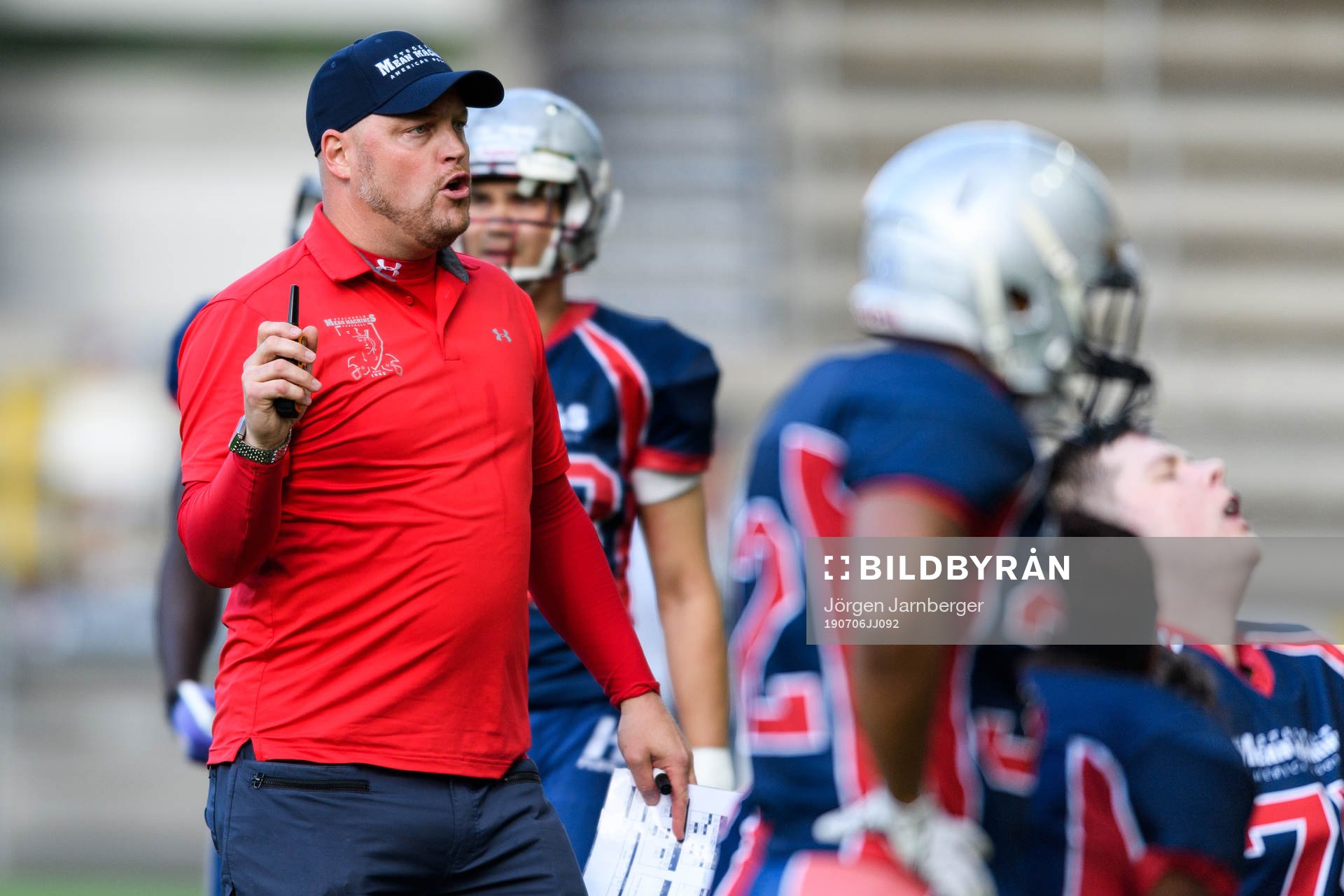 Stockholm Mean Machines head coach Fredrik Pilbäck