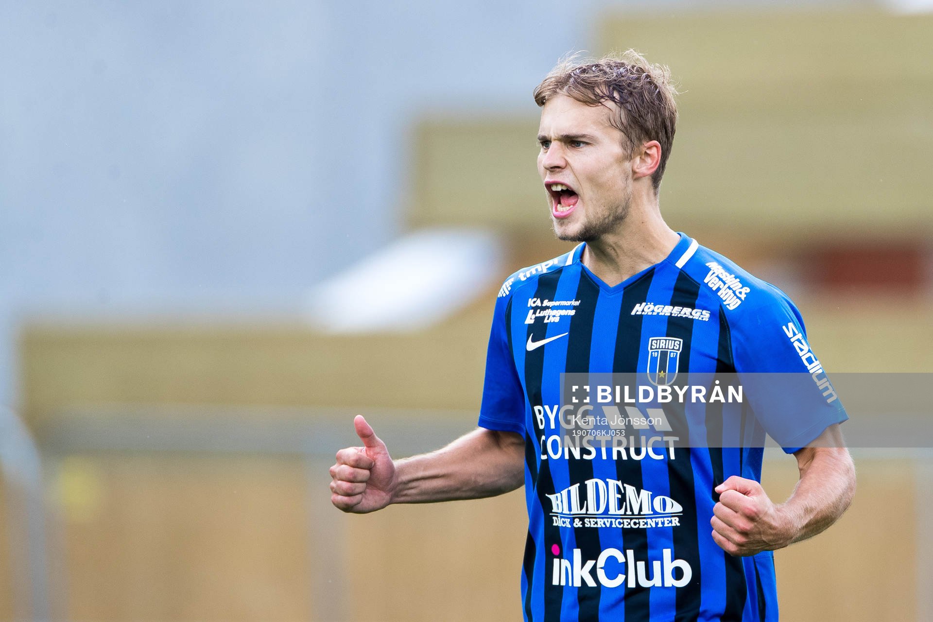 Sirius Sam Lundholm jublar