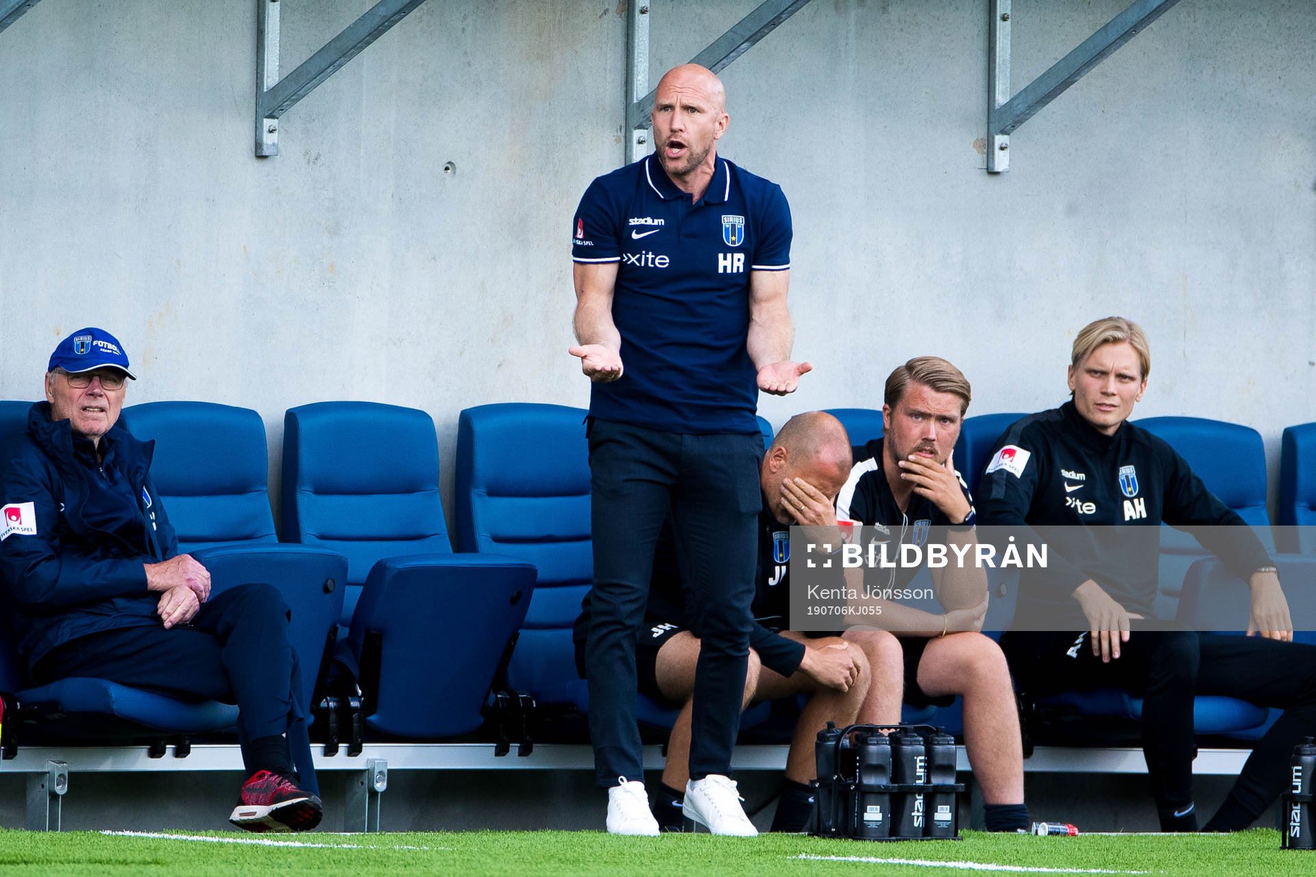 Sirius tränare Henrik Rydström reagerar