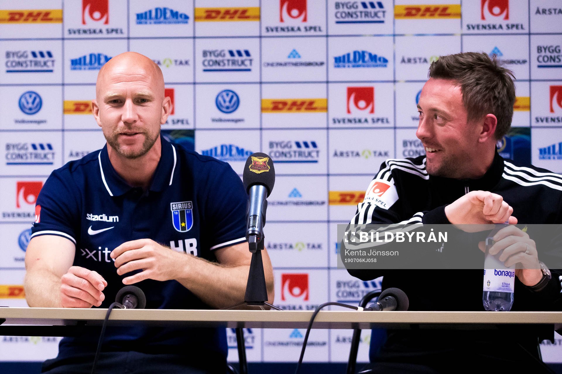 Sirius tränare Henrik Rydström och Östersunds tränare