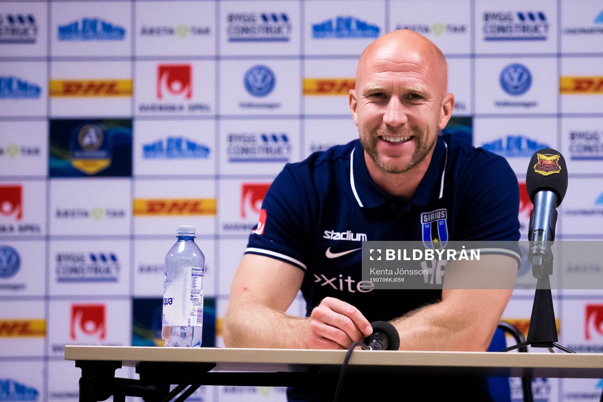 Sirius tränare Henrik Rydström