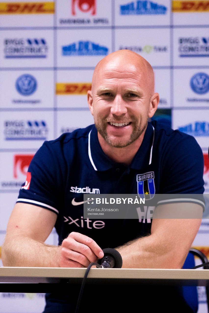 Sirius tränare Henrik Rydström