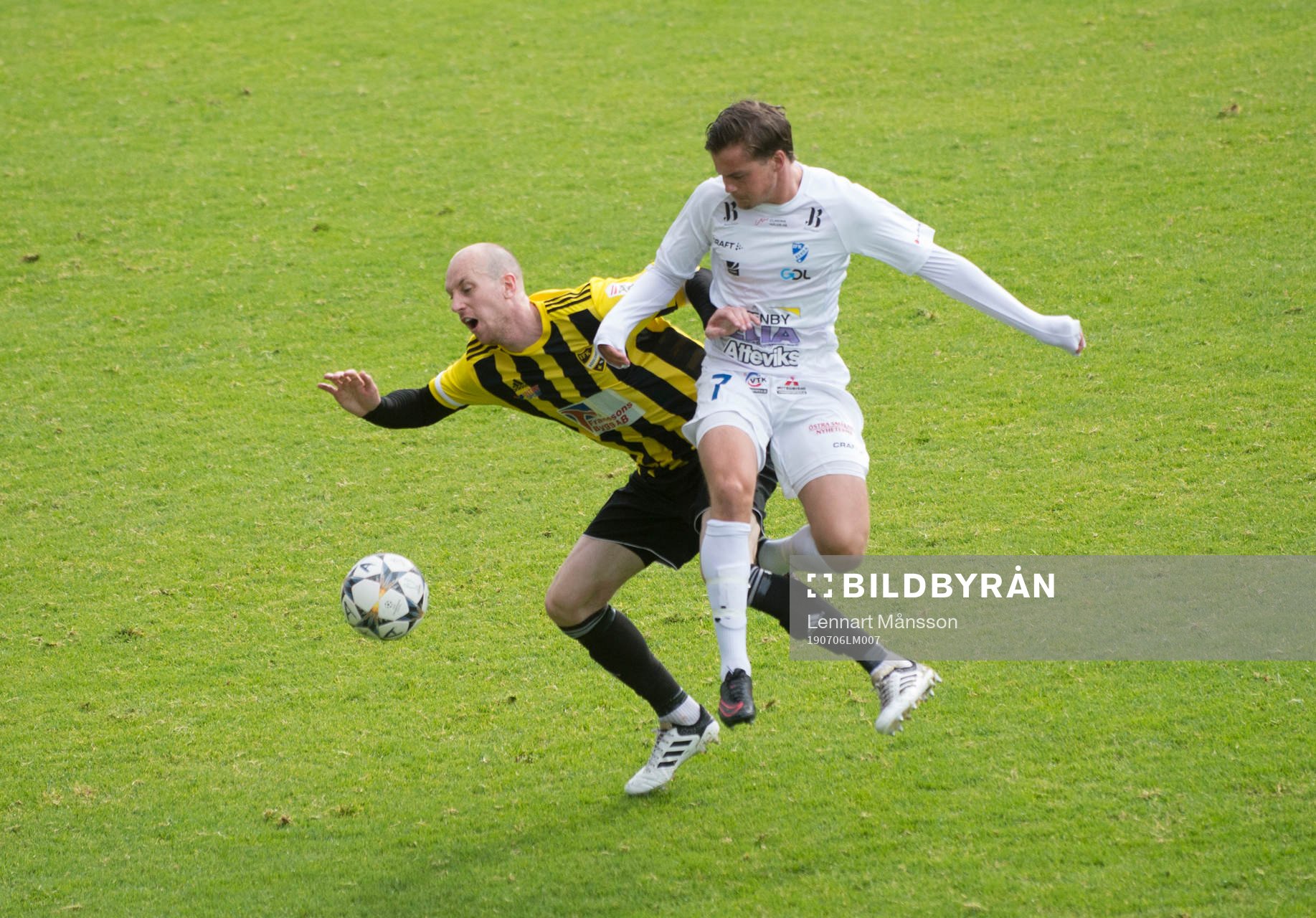 IFK Hässleholms Simon Henningsson i matchen i division 2 mellan IFK Hässleholm och IFK Berga i Hässleholm 6 juli 2019.  