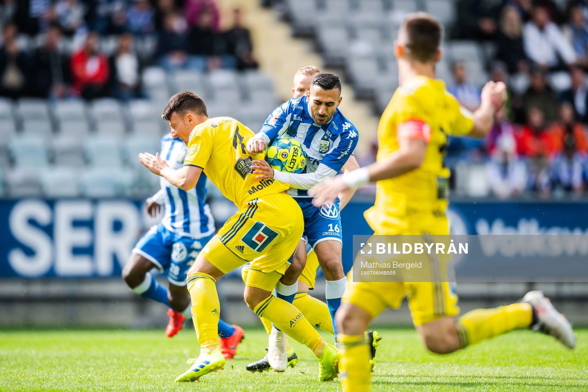 Sundsvalls Alexander Blomqvist och IFK Göteborgs Sargon