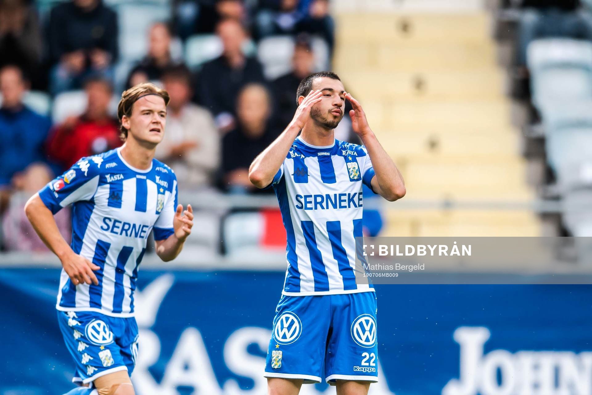 IFK Göteborgs August Erlingmark och Giorgi Kharaishvili