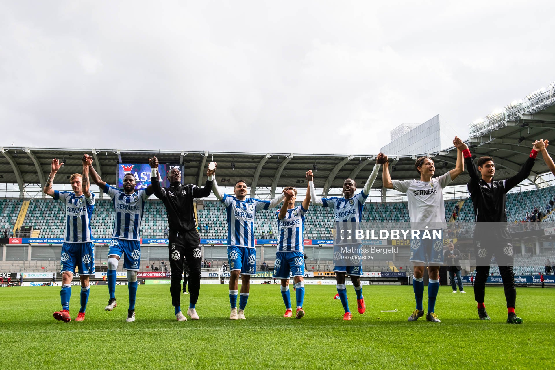 IFK Göteborgs Sebastian Eriksson, Nzuzi Toko, Adil Titi,