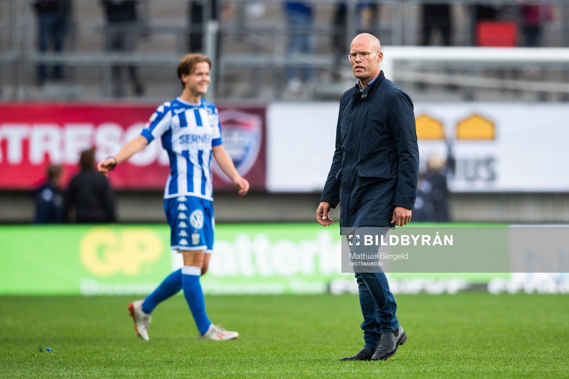 Sundsvalls tränare Joel Cedergren deppar