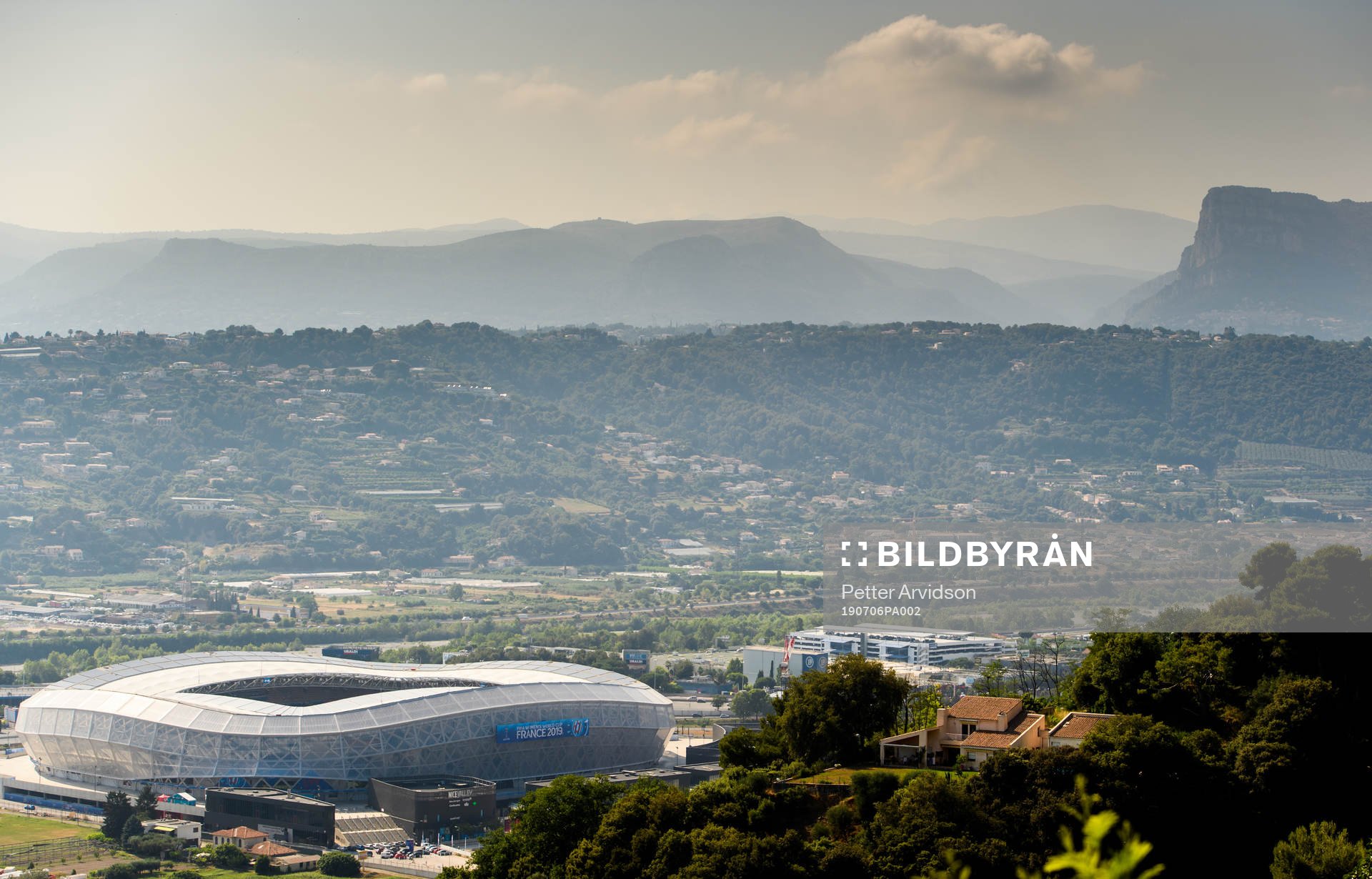 General view of Stade de Nice