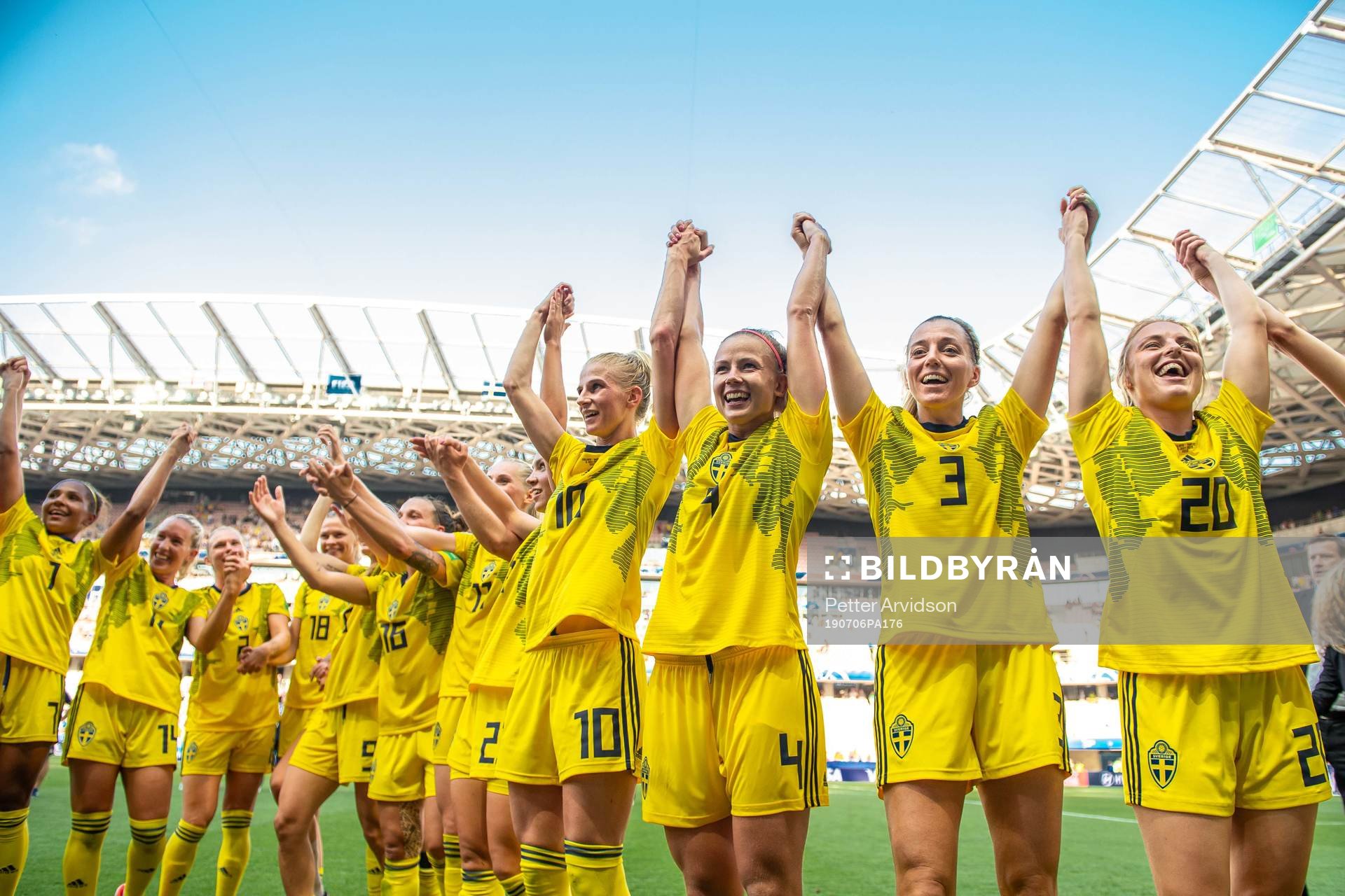 Sofia Jakobsson, Hanna Glas, Linda Sembrant and Mimmi
