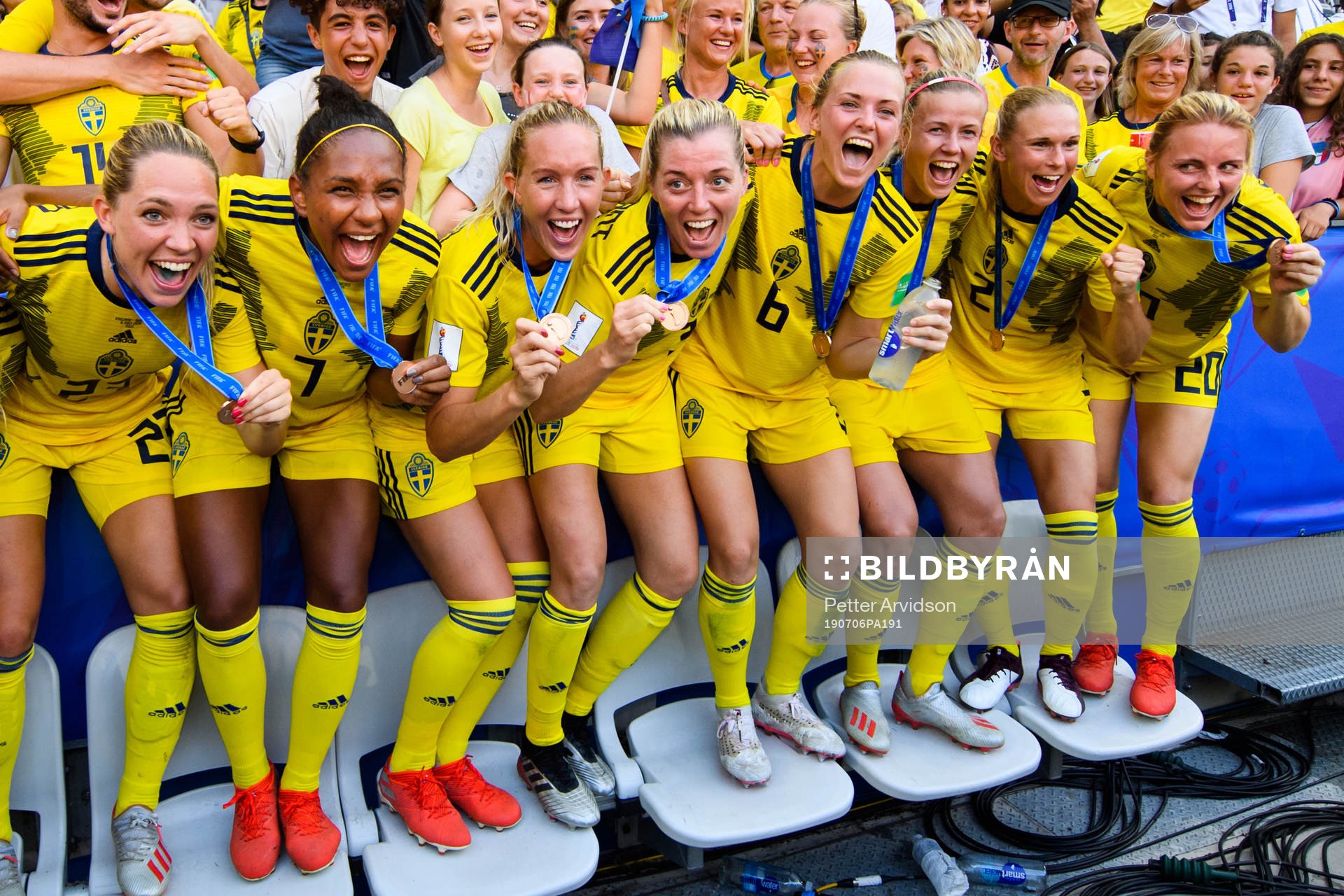 Elin Rubensson, Madelen Janogy, Julia Roddar, Linda