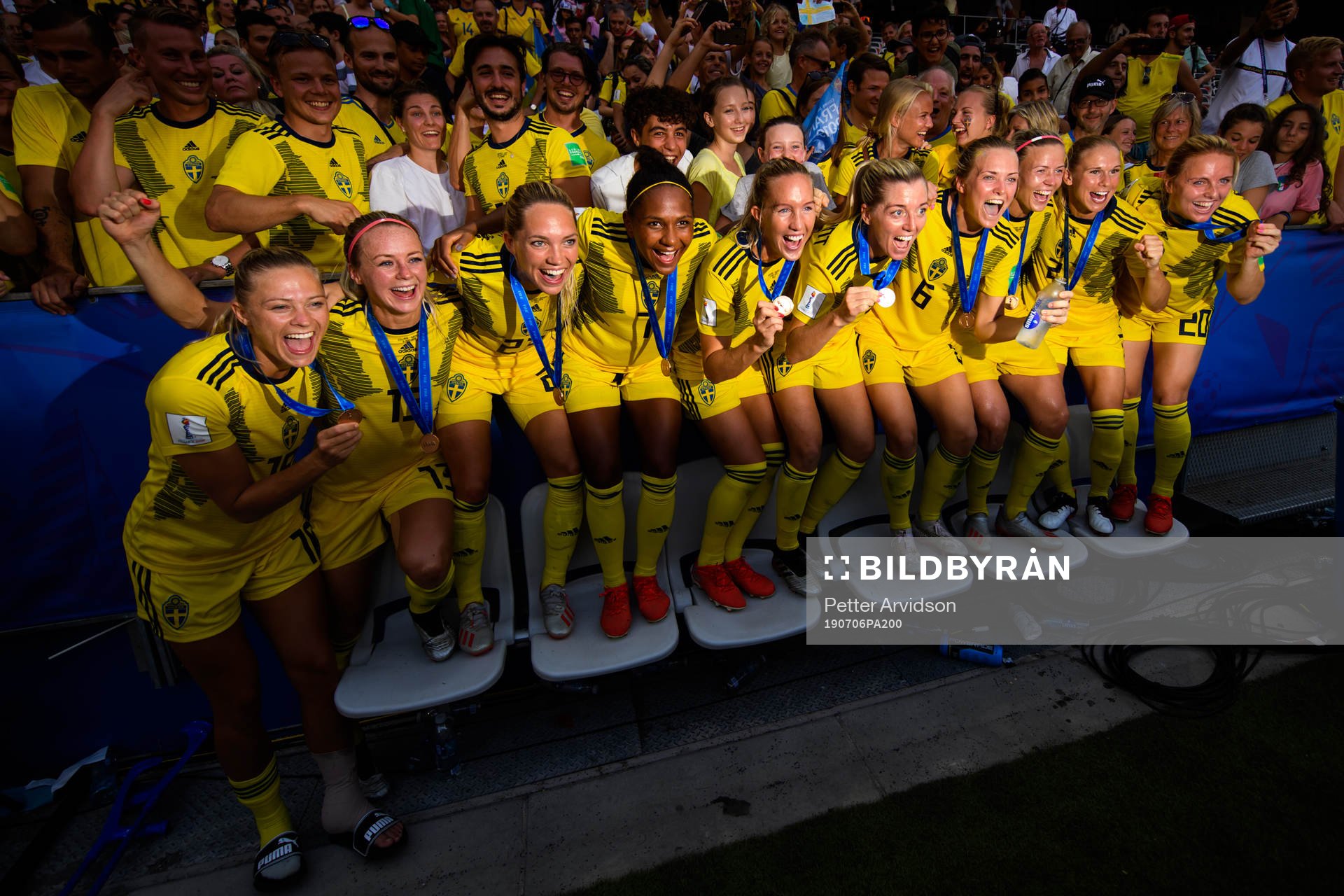 Fridolina Rolfö, Amanda Ilestedt, Elin Rubensson, Madelen