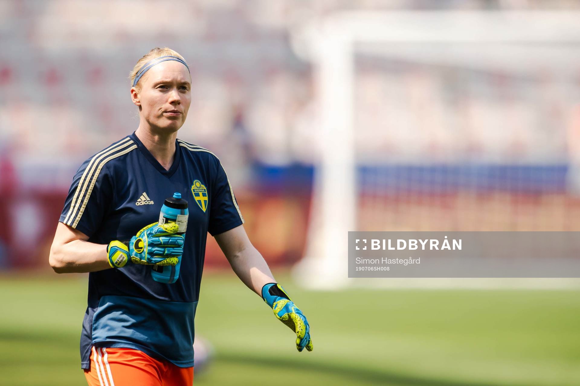 Goalkeeper Hedvig Lindahl of Sweden