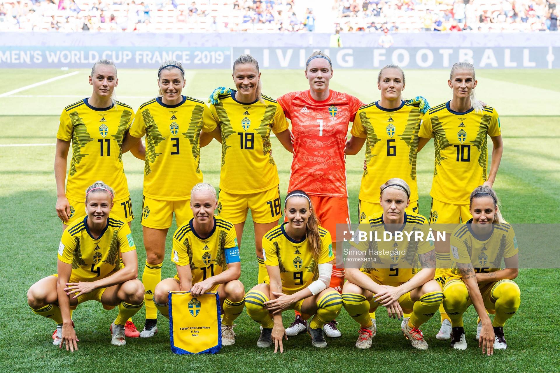 Stina Blackstenius, Linda Sembrant, Fridolina Rolfö,