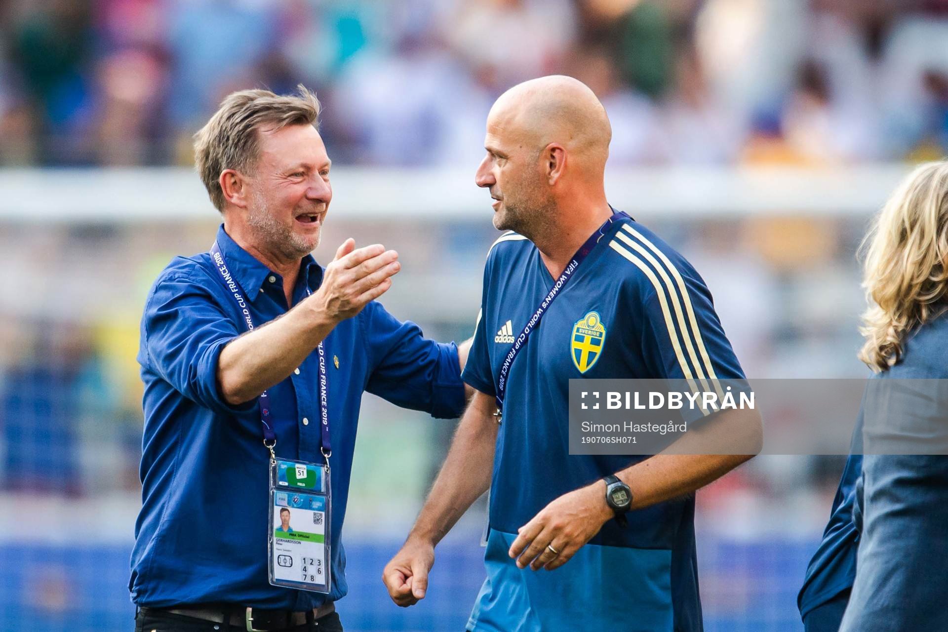 Peter Gerhardsson, Head coach and Magnus Wikman, assistant