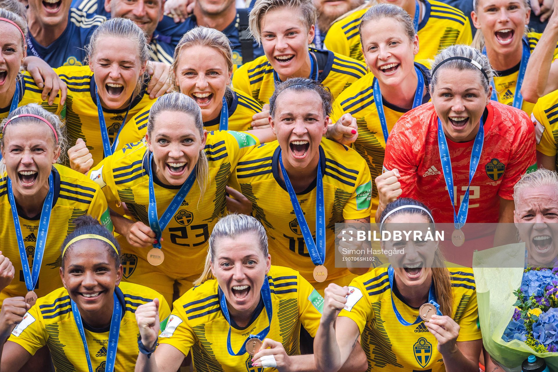 Hanna Glas , Magdalena Eriksson , Mimmi Larsson . Lina