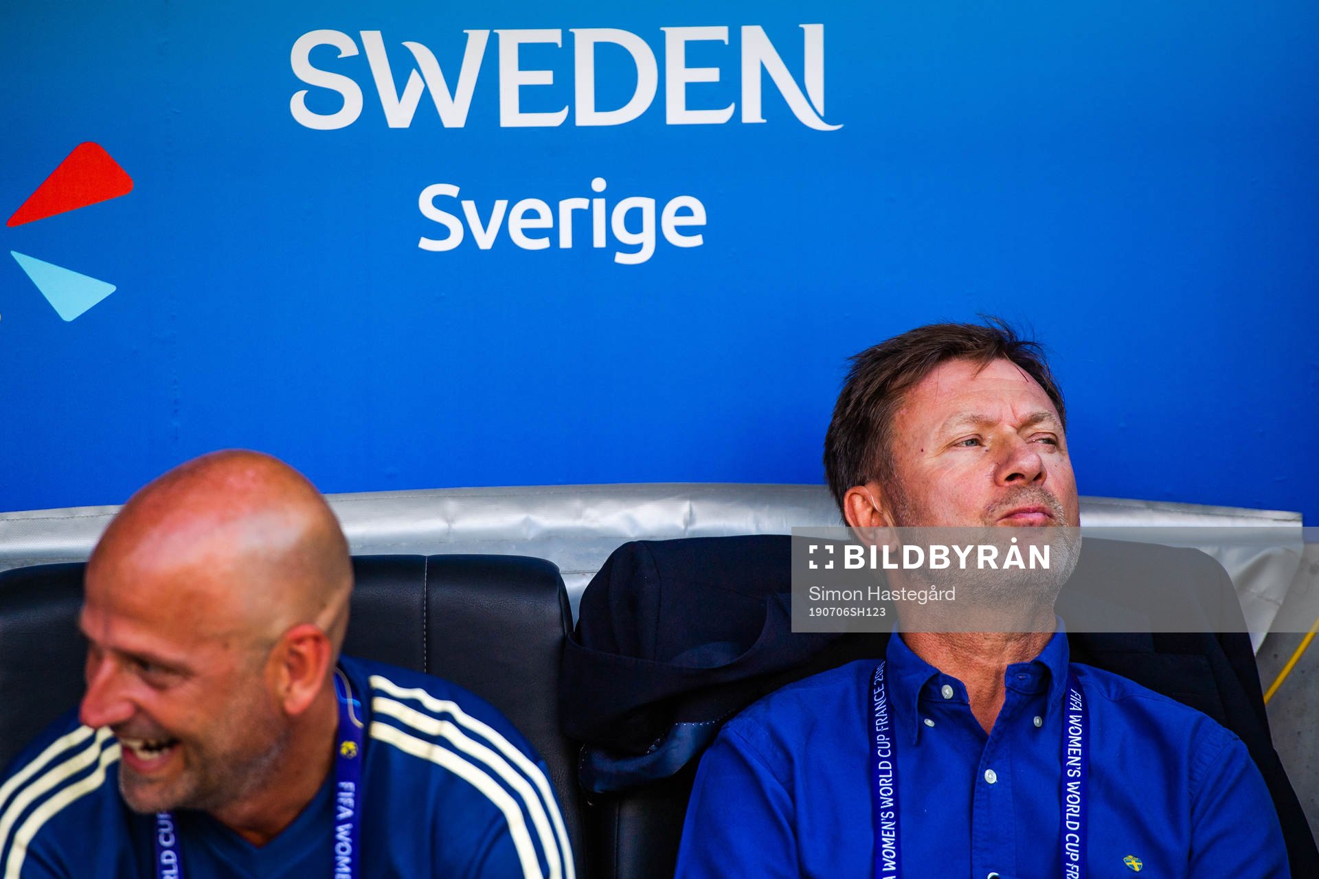 Magnus Wikman, assistant coach and Peter Gerhardsson, Head