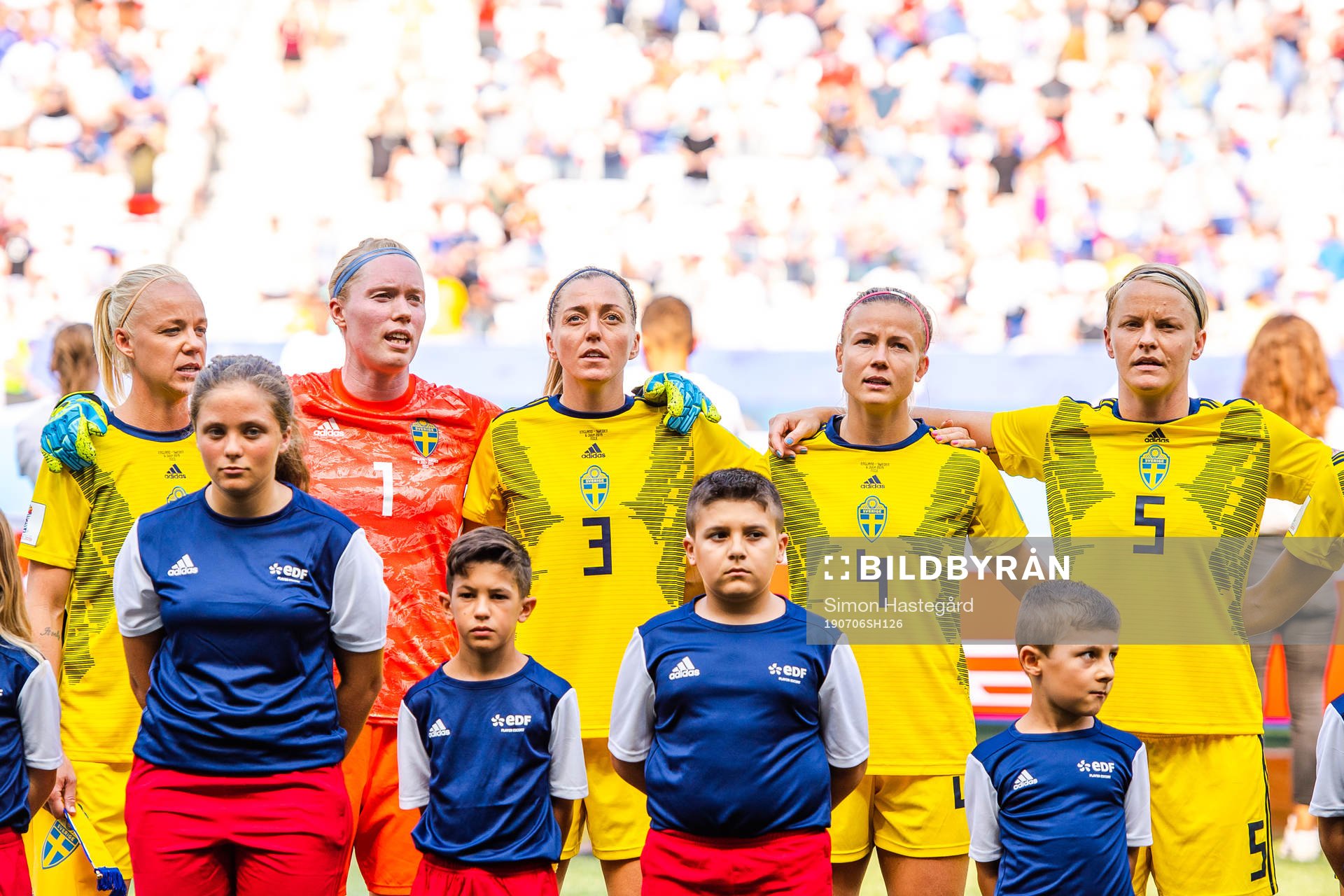 Caroline Seger , goalkeeper Hedvig Lindahl , Linda Sembrant