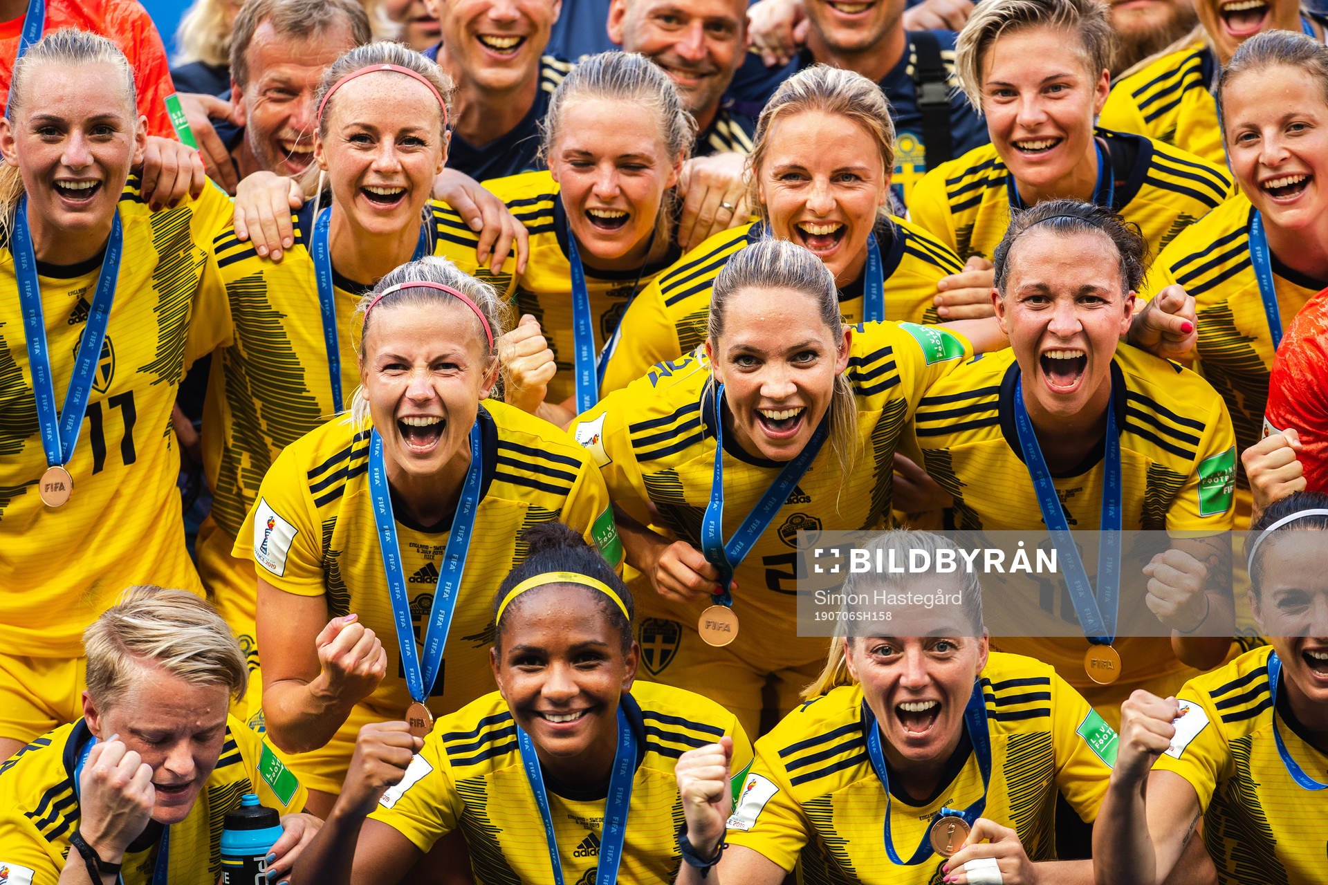 Stina Blackstenius , Amanda Ilestedt , Magdalena Eriksson ,
