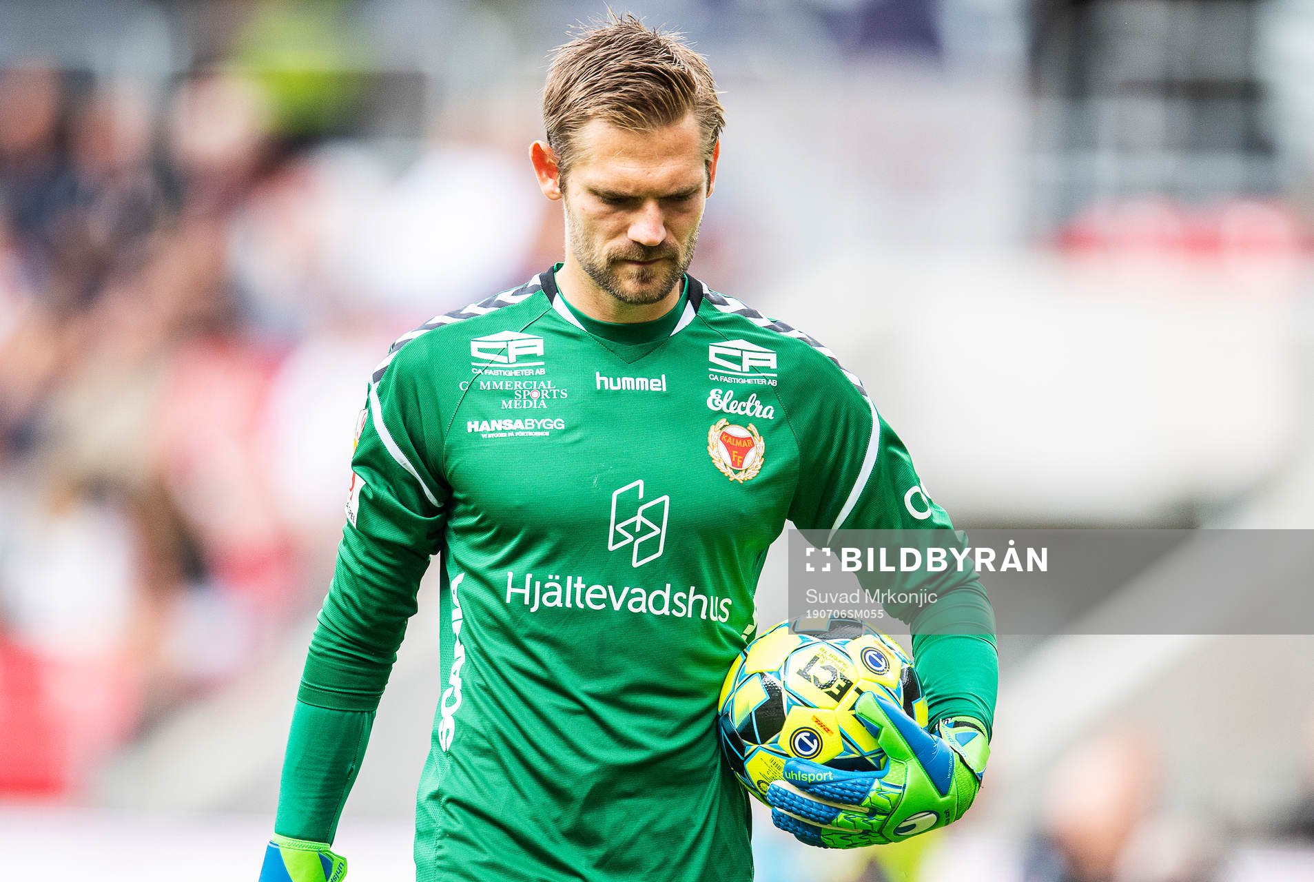 Kalmars målvakt Lucas Hägg-Johansson